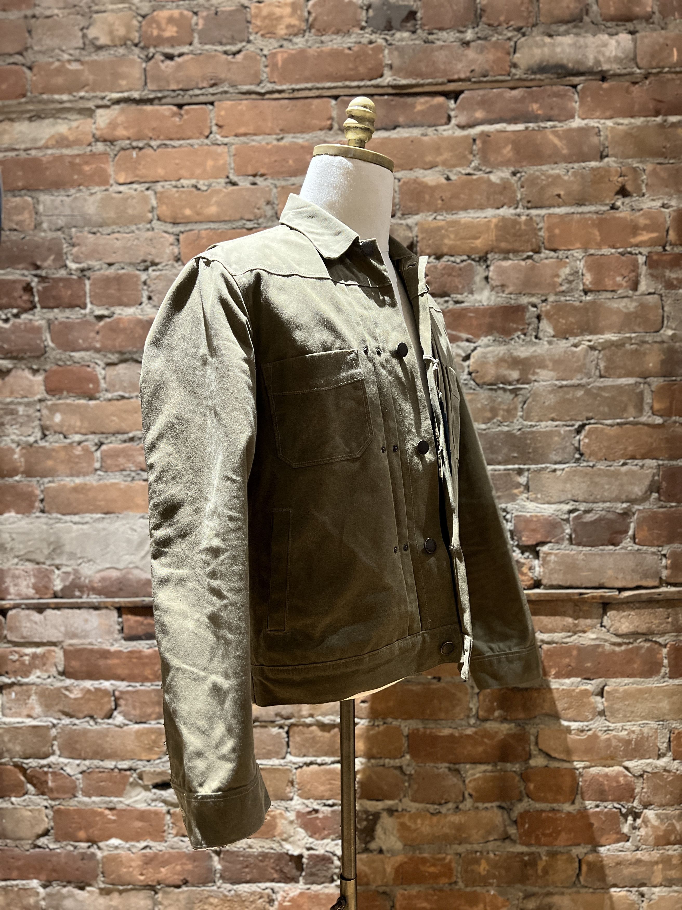 Freenote Cloth Freenote Cloth Riders Jacket Waxed Canvas Tobacco Purple Int Size US M / EU 48-50 / 2 - 3 Thumbnail