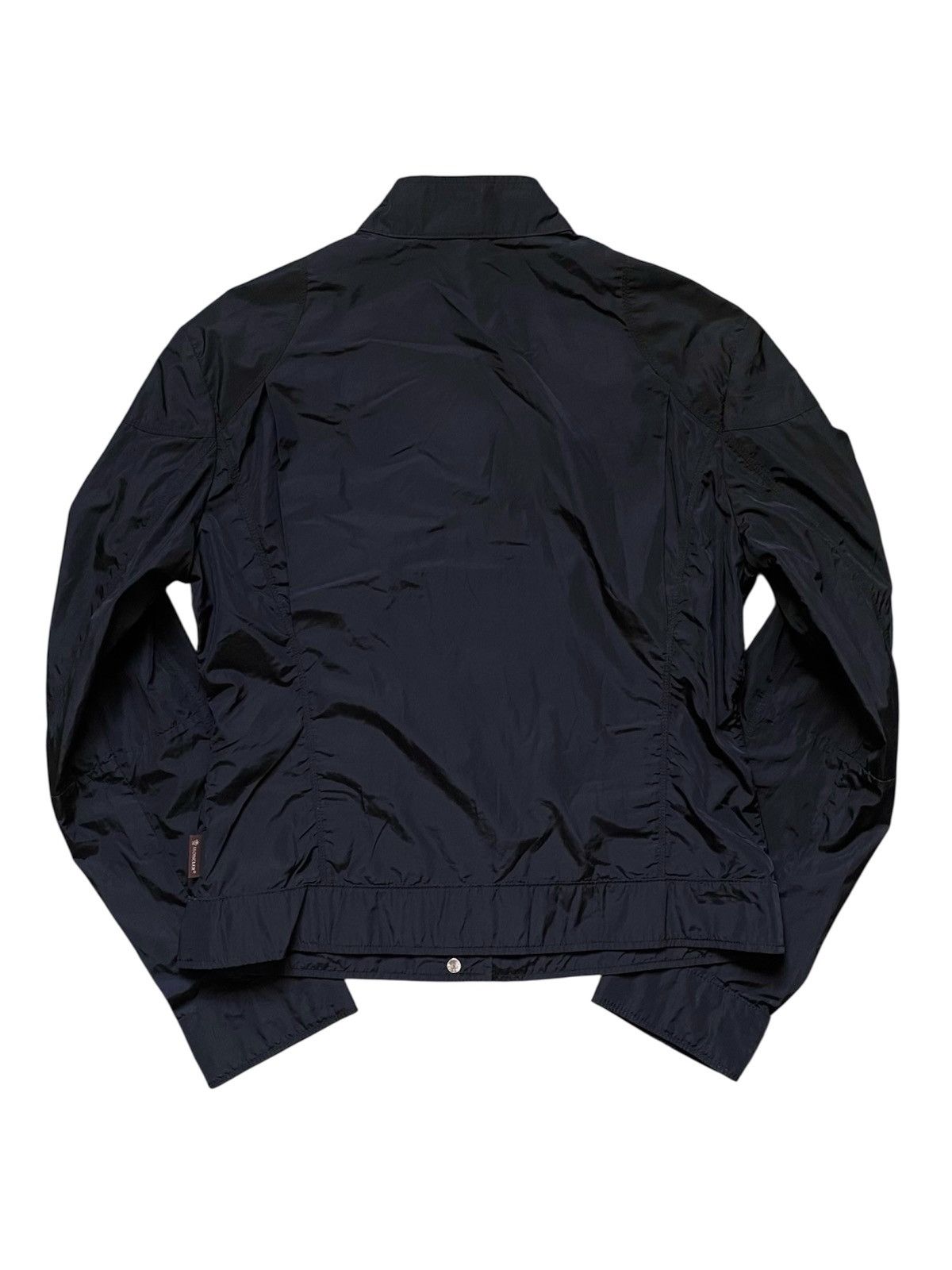 Moncler Womens Moncler Black Nylon Shimmer Lightweight Jacket Blazer Size XS / US 0-2 / IT 36-38 - 3 Thumbnail