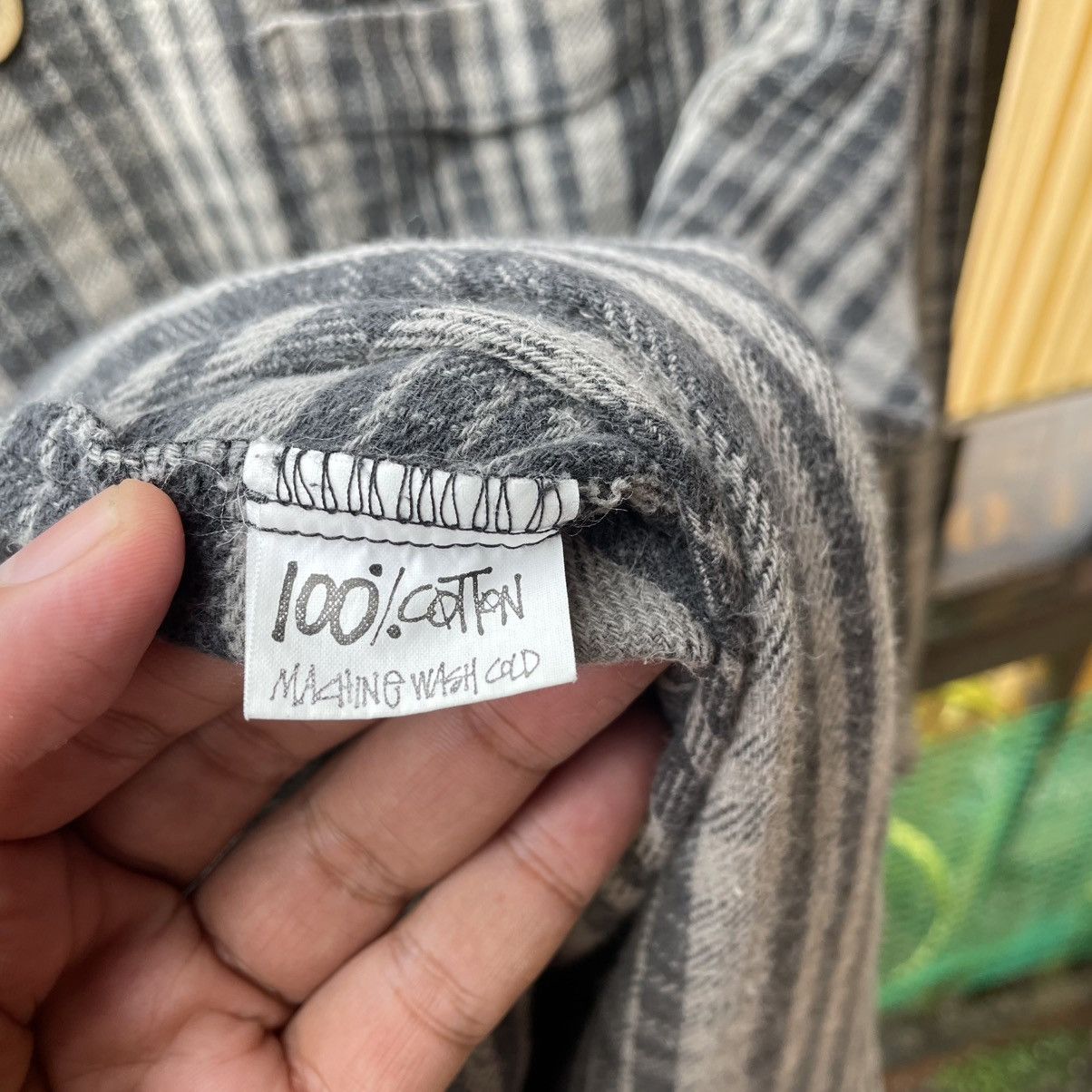 Japanese Brand × Vintage 🔥Vintage PMD American Wear Checkerd Buttons Shirts Size US L / EU 52-54 / 3 - 9 Thumbnail