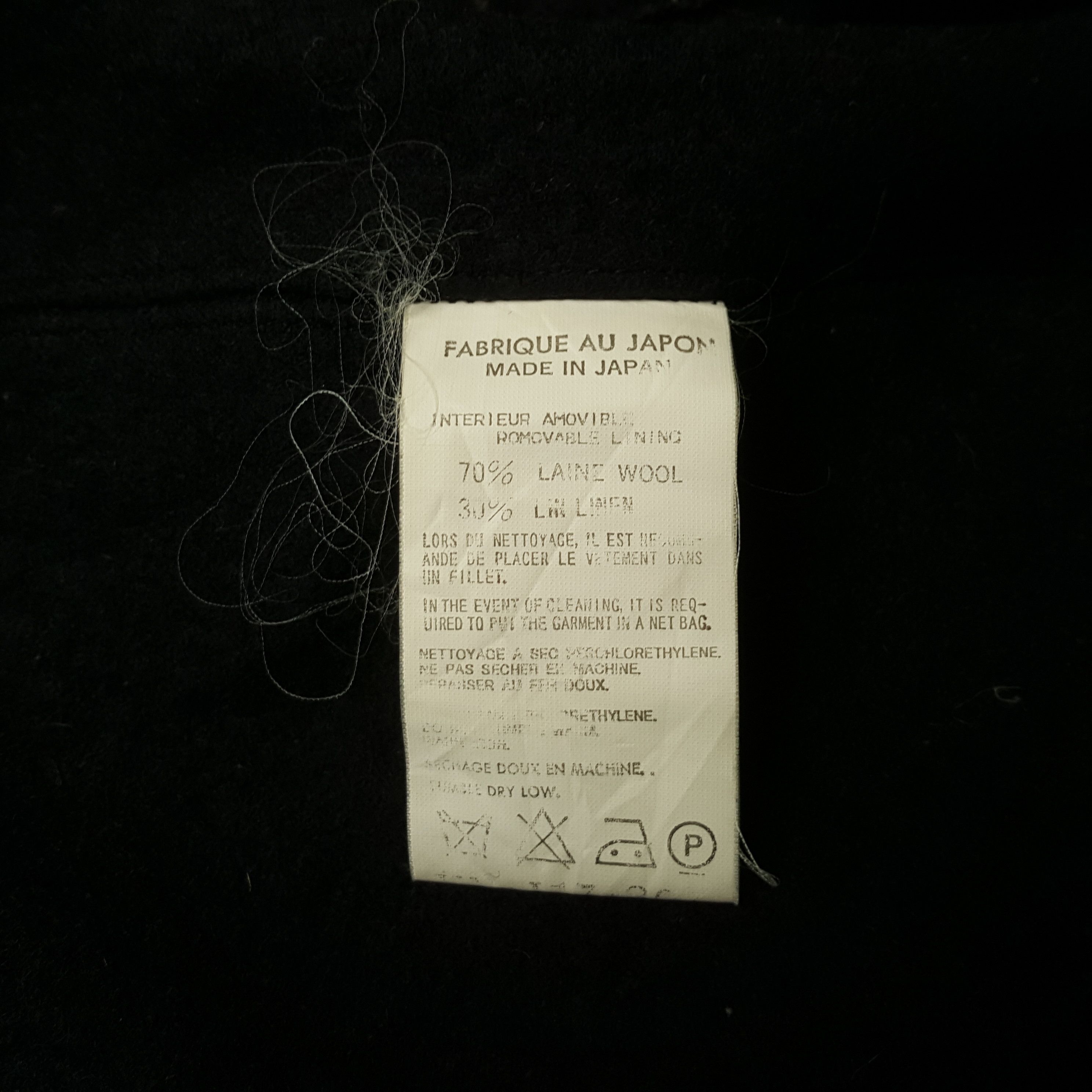 Yohji Yamamoto Vintage Y's Yohji Yamamoto Japanese Design Jacket C300N20 Size US M / EU 48-50 / 2 - 8 Thumbnail