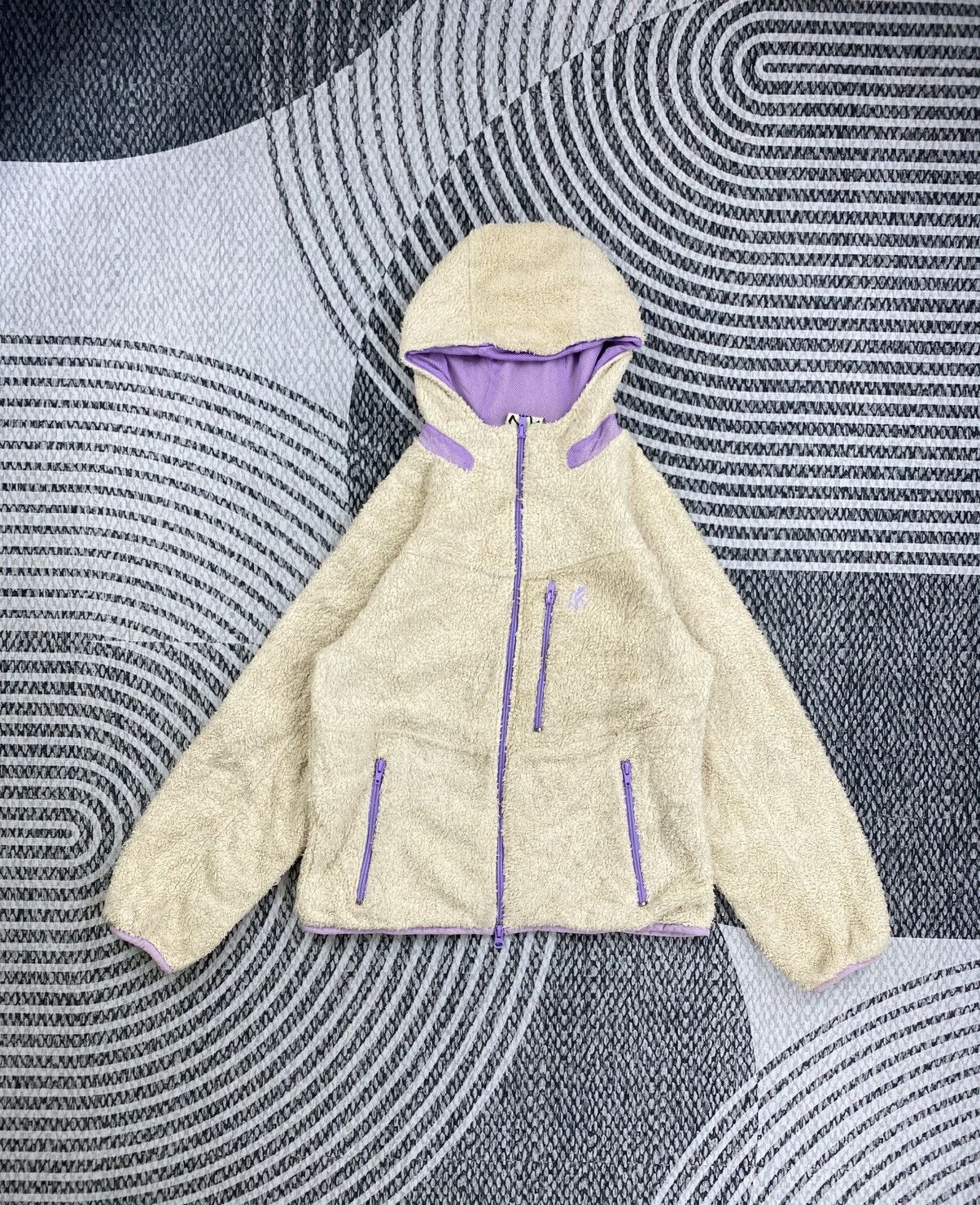 Gramicci Vintage Gramicci Embroidery Logo Sherpa Hoodie Zipper Jacket Size US M / EU 48-50 / 2 - 1 Thumbnail