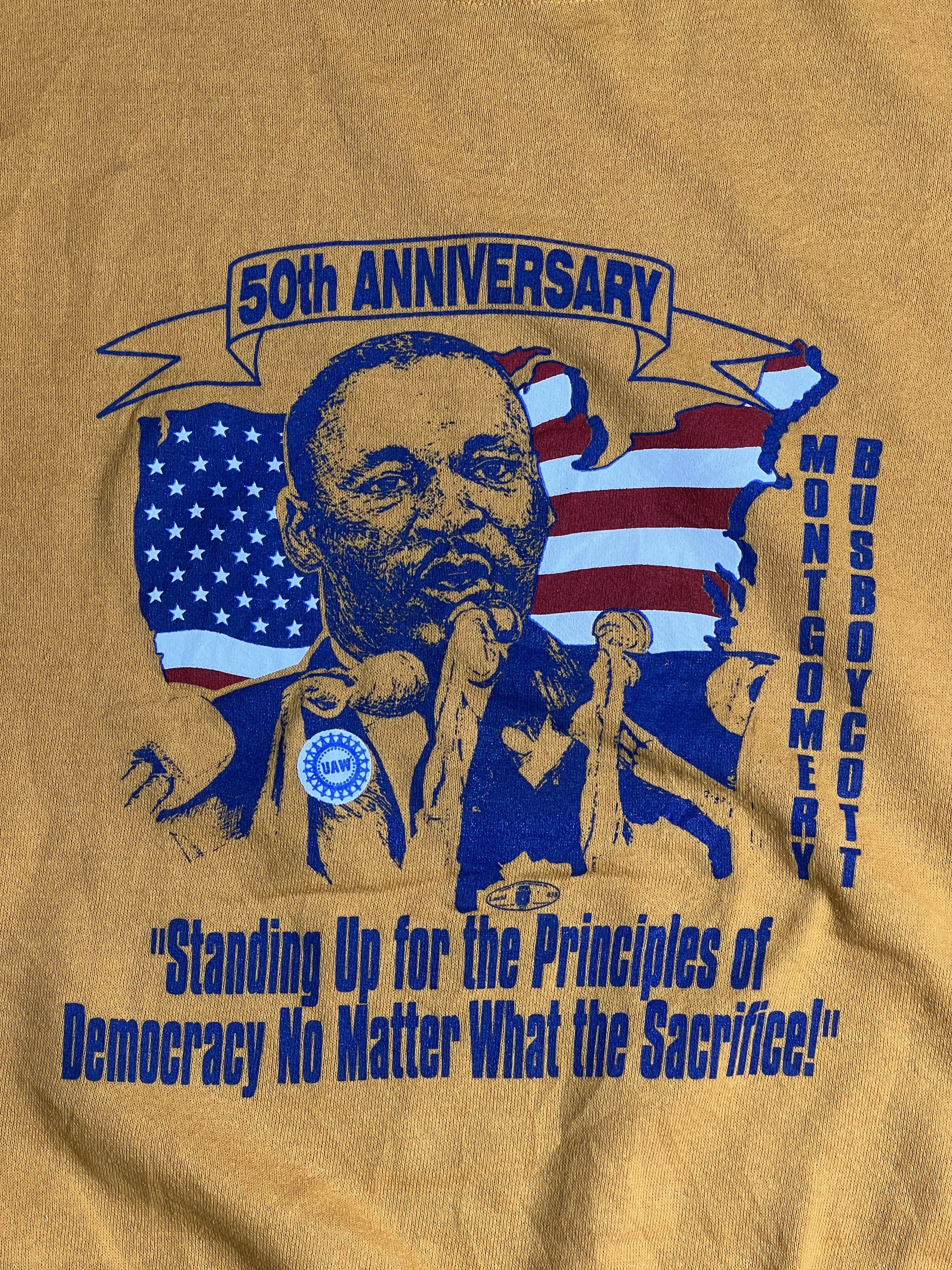 Vintage Vintage 90s 50th Anniversary Bus Boycott Sweatshirt JK646 Size US XXL / EU 58 / 5 - 2 Thumbnail
