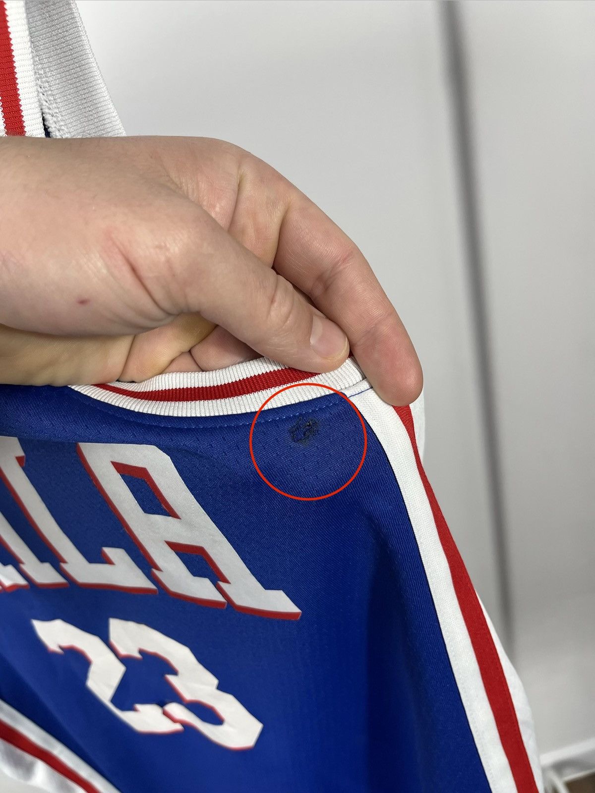 Nike Nike NBA 76ers Jimmy Butler #23 Swingman Jersey Blue Size M Size US M / EU 48-50 / 2 - 5 Thumbnail