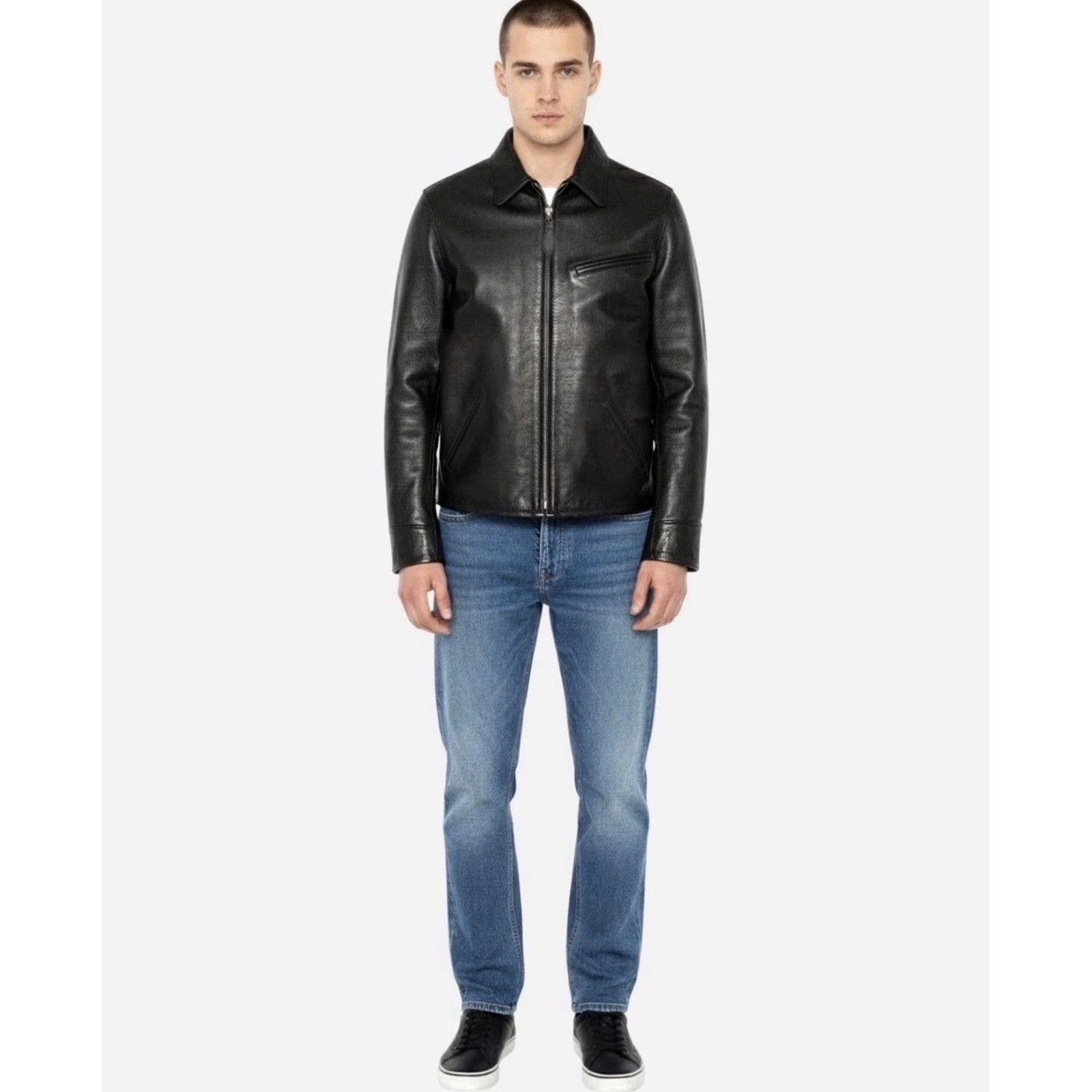 Schott VINTAGE Schott NYC Leather Jacket Motorcycle Rare Retro Y2K XXL Black Men's Jacket Size US XXL / EU 58 / 5 - 4 Thumbnail