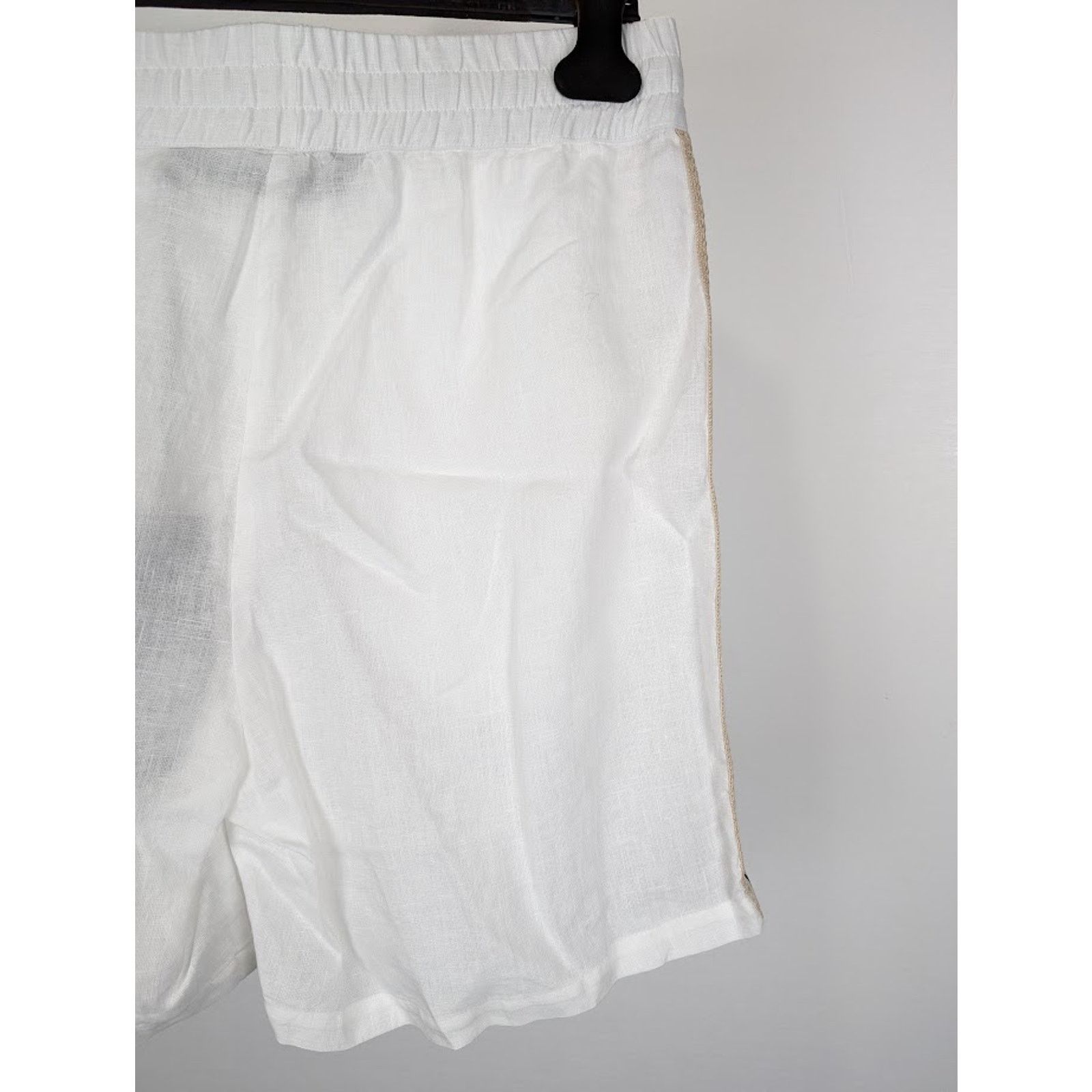 Palm Angels o1rshd1 PA Monogram Track Short in Off White/Black Size US 34 / EU 50 - 13 Thumbnail