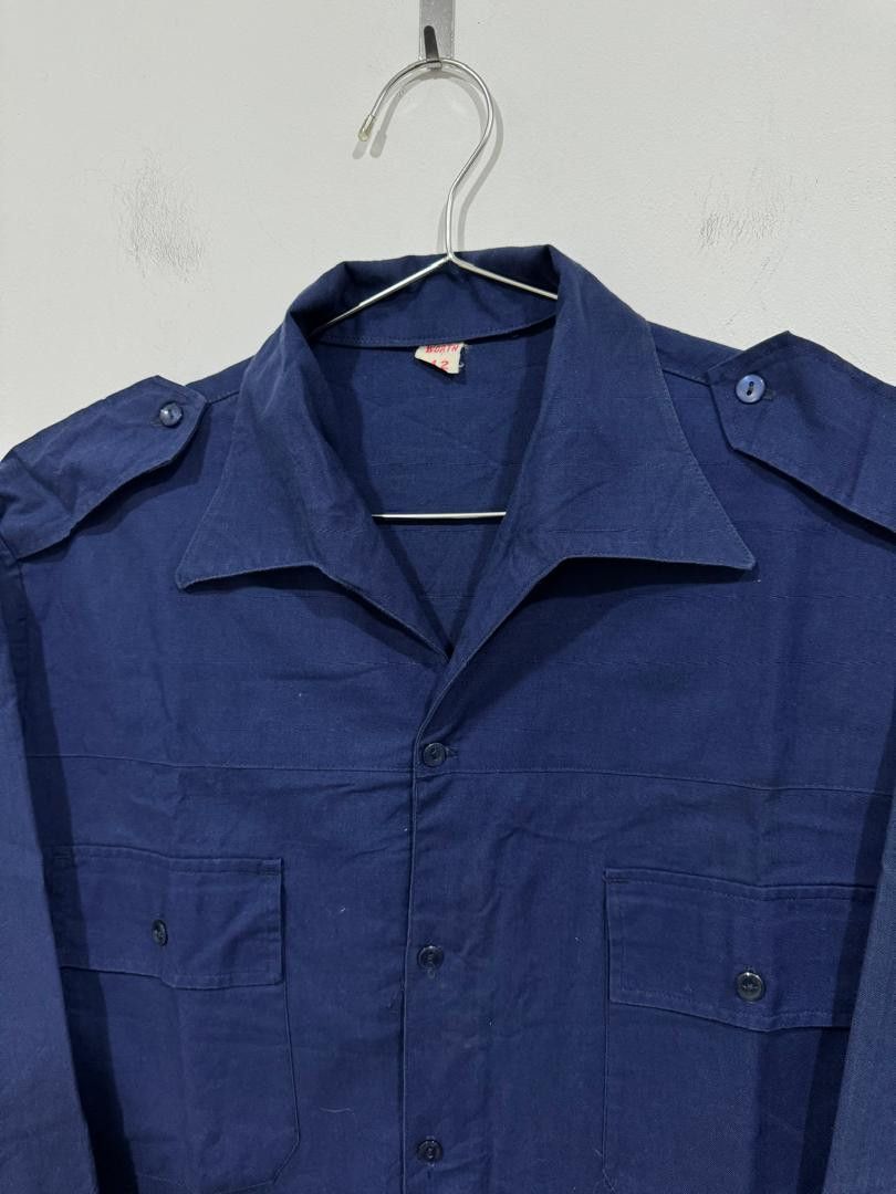 A.P.C. Vintage A.P.C. Surplus Army Style Shirt Size US L / EU 52-54 / 3 - 3 Thumbnail