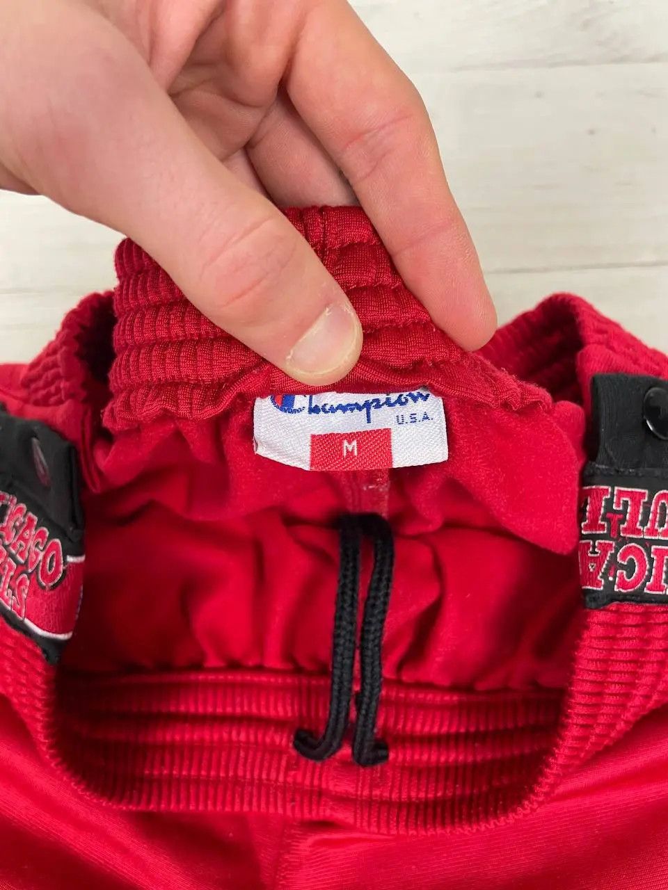 Champion Vintage Champion Chicago Bulls Basketball 90s Track Pants Size US 32 / EU 48 - 10 Thumbnail