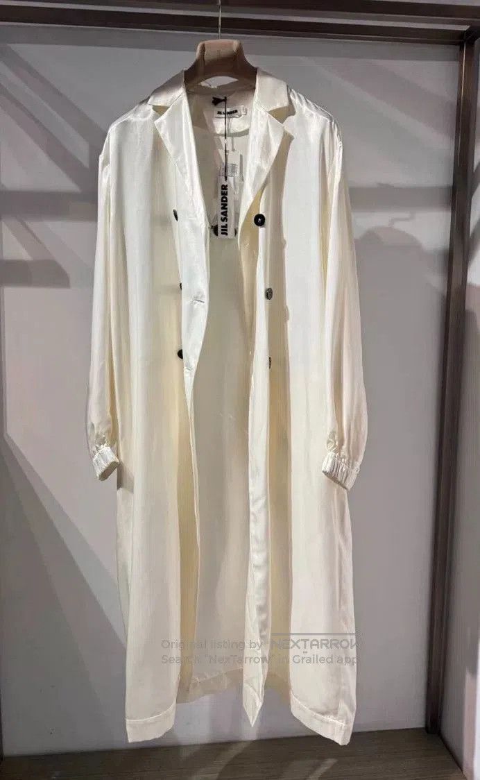 Jil Sander Jil Sander Logo Trench Coat. Size XS / US 0-2 / IT 36-38 - 5 Thumbnail