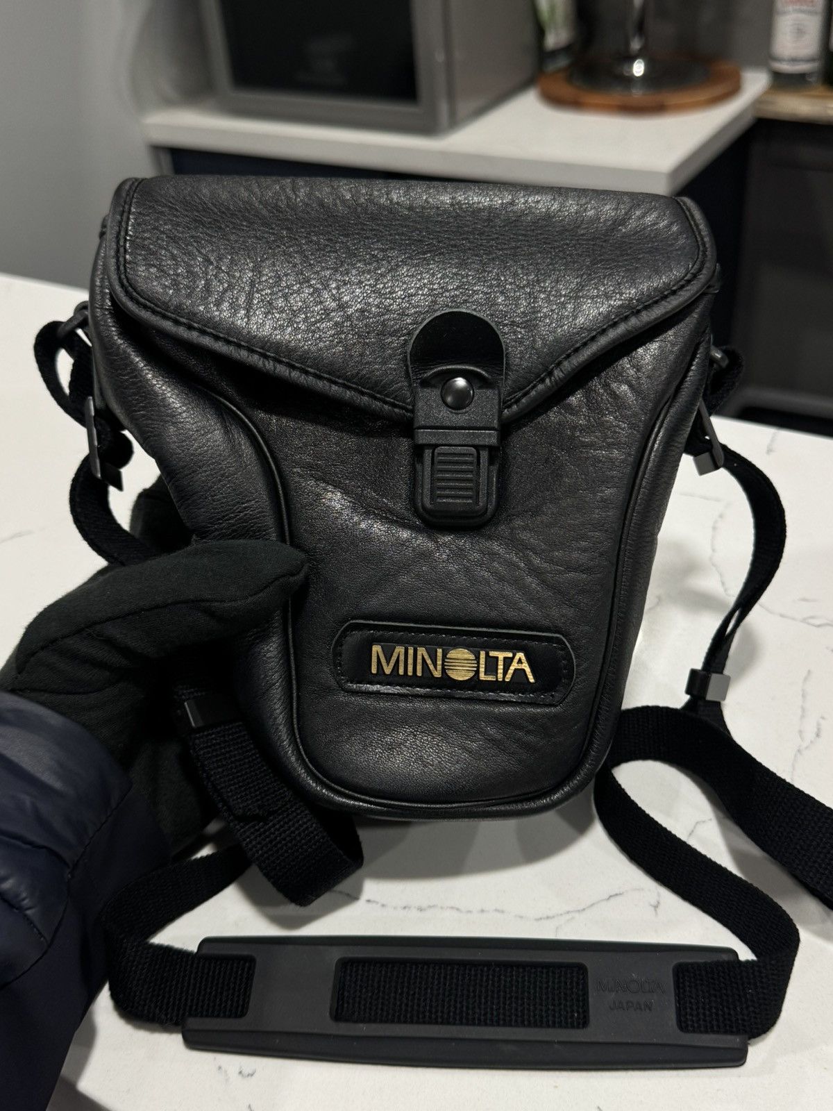 Japanese Brand Vintage Minolta Leather SLR Camera Case X-Series Size ONE SIZE - 3 Thumbnail