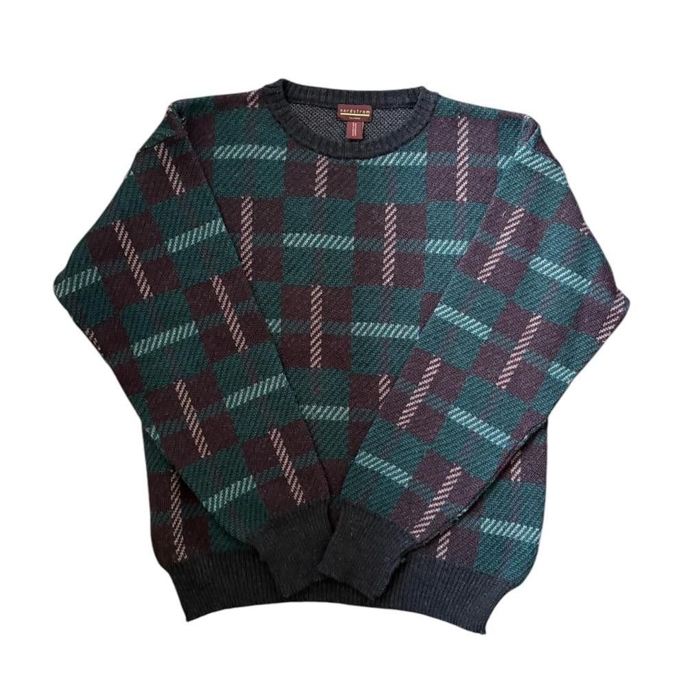 Nordstrom Nordstrom Vintage 100% Merino Wool 90s Crewneck Sweater Size US XL / EU 56 / 4 - 4 Thumbnail