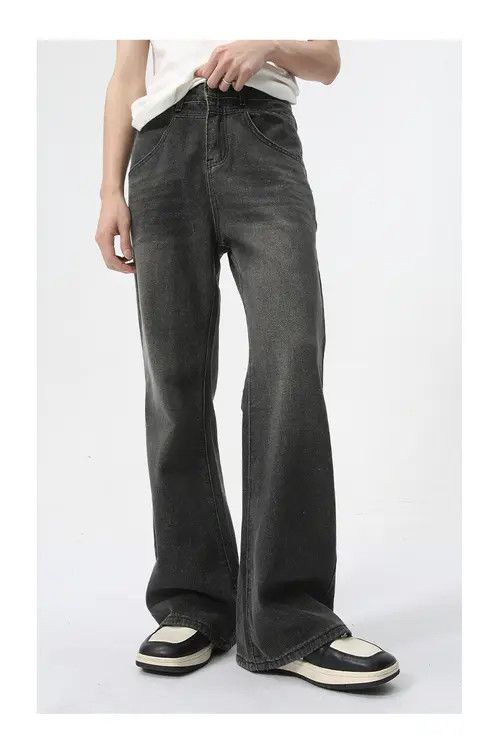 Other Casual Simple Black Washed Bootcut Jeans Size US 32 / EU 48 - 2 Thumbnail