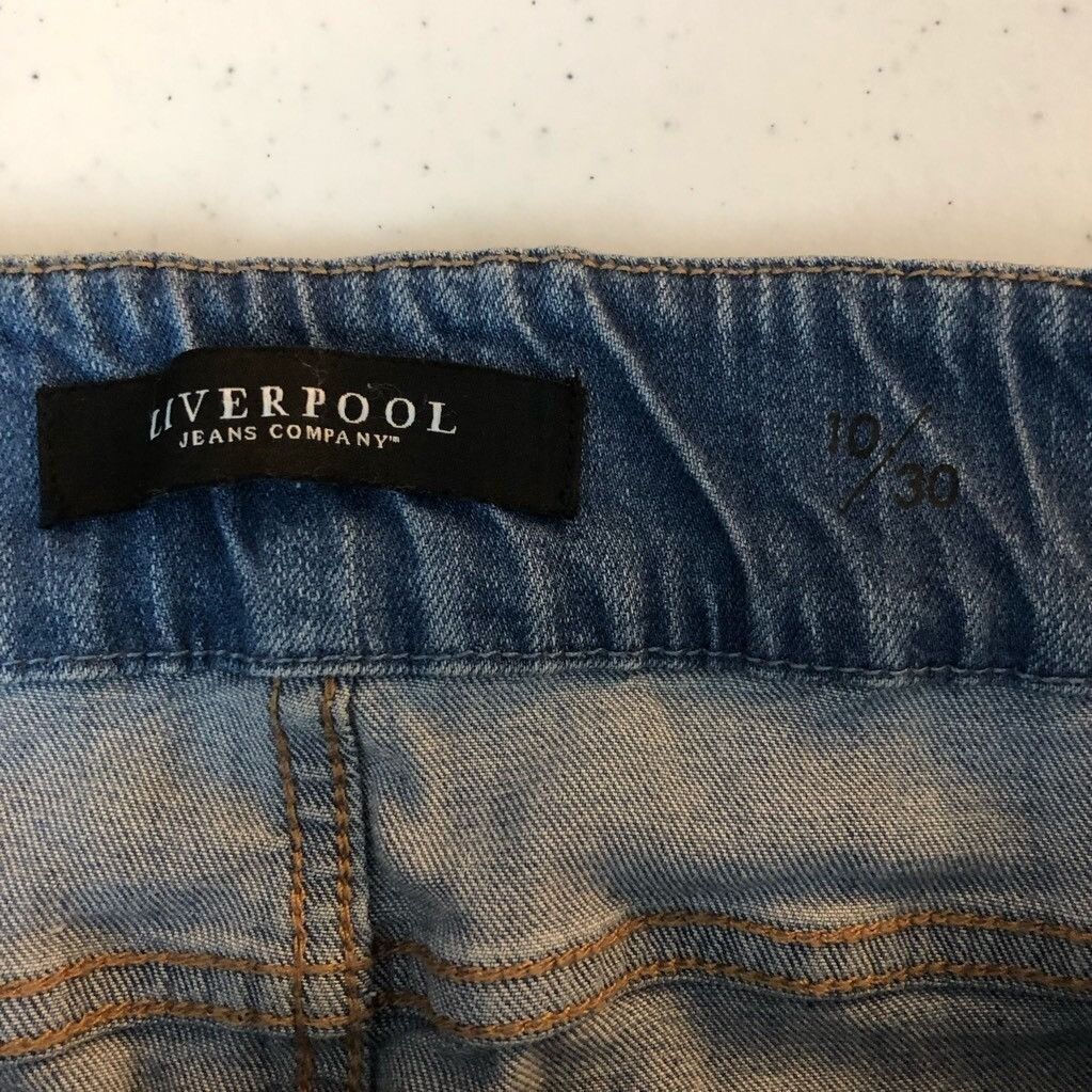 Other Liverpool Jeans Company Womens The Ankle Legging Blue Stretc Size 32" / US 10 / IT 46 - 10 Thumbnail