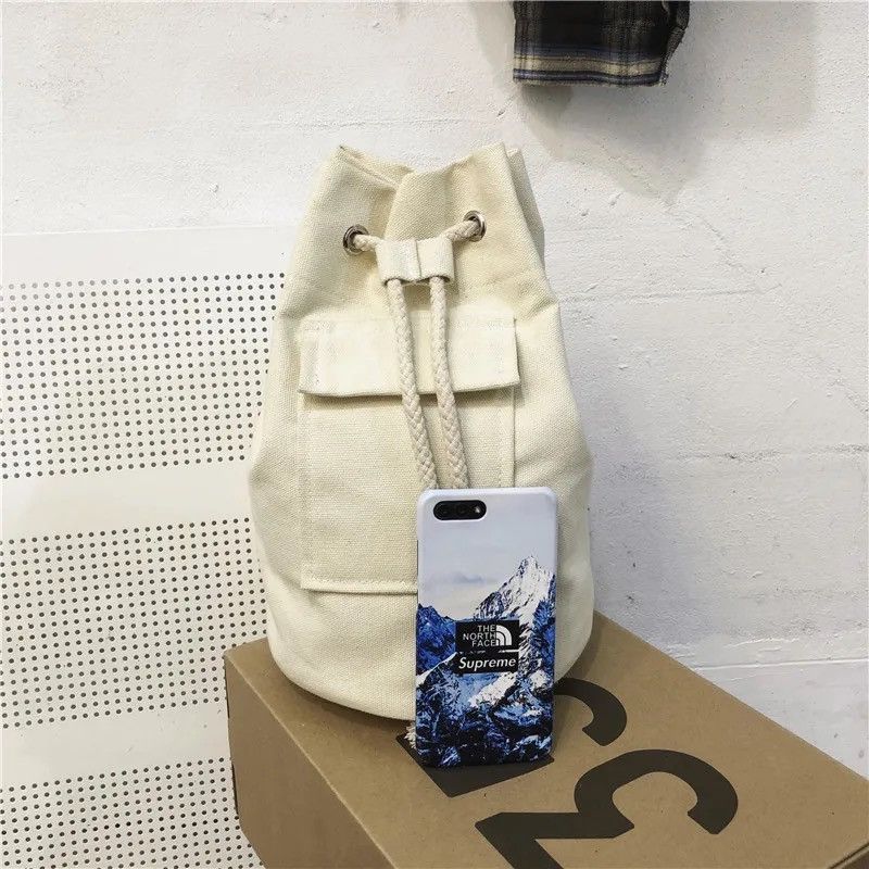 Japanese Brand Streetwear Shoulder Crossbody Bag Backpack Retro Style Size ONE SIZE - 2 Thumbnail