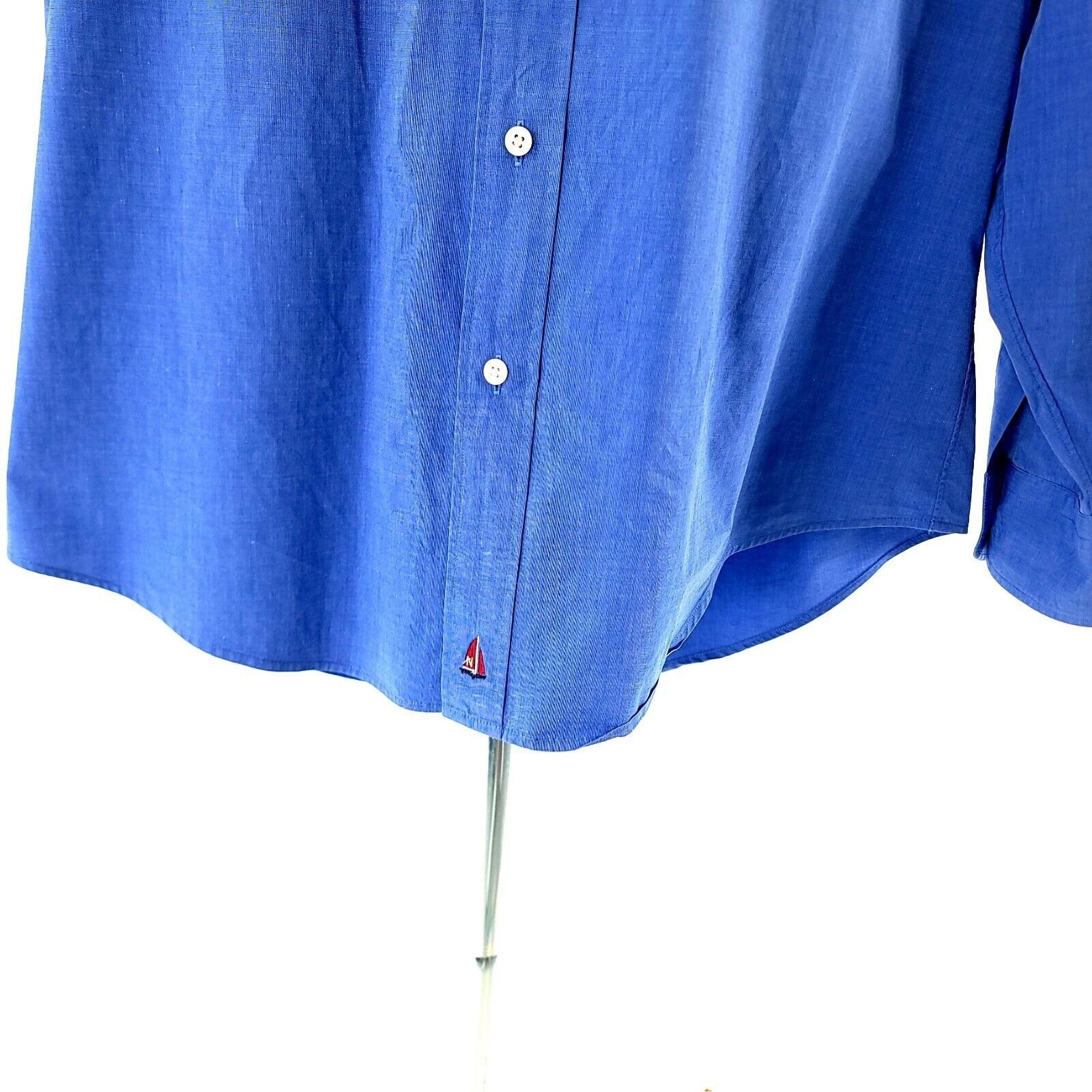 Nordstrom Nordstrom Relaxed Classic Blue 16-36 Pocket Front Collared D Size US M / EU 48-50 / 2 - 4 Thumbnail