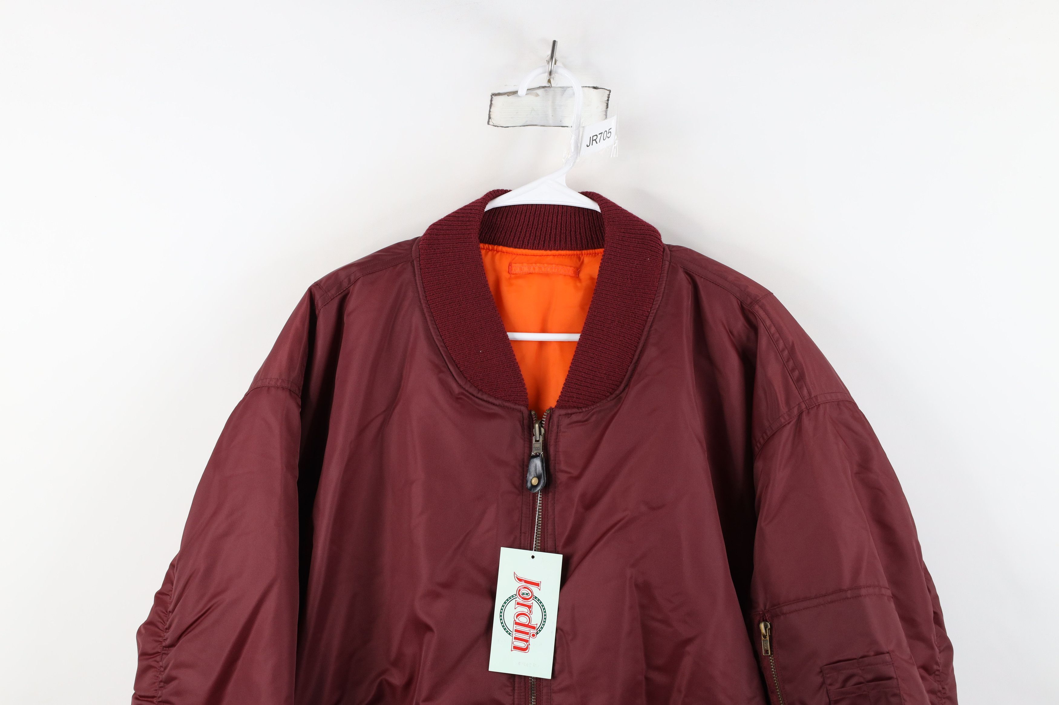 Vintage Deadstock Vintage 90s Streetwear Reversible Bomber Jacket Size US L / EU 52-54 / 3 - 2 Thumbnail