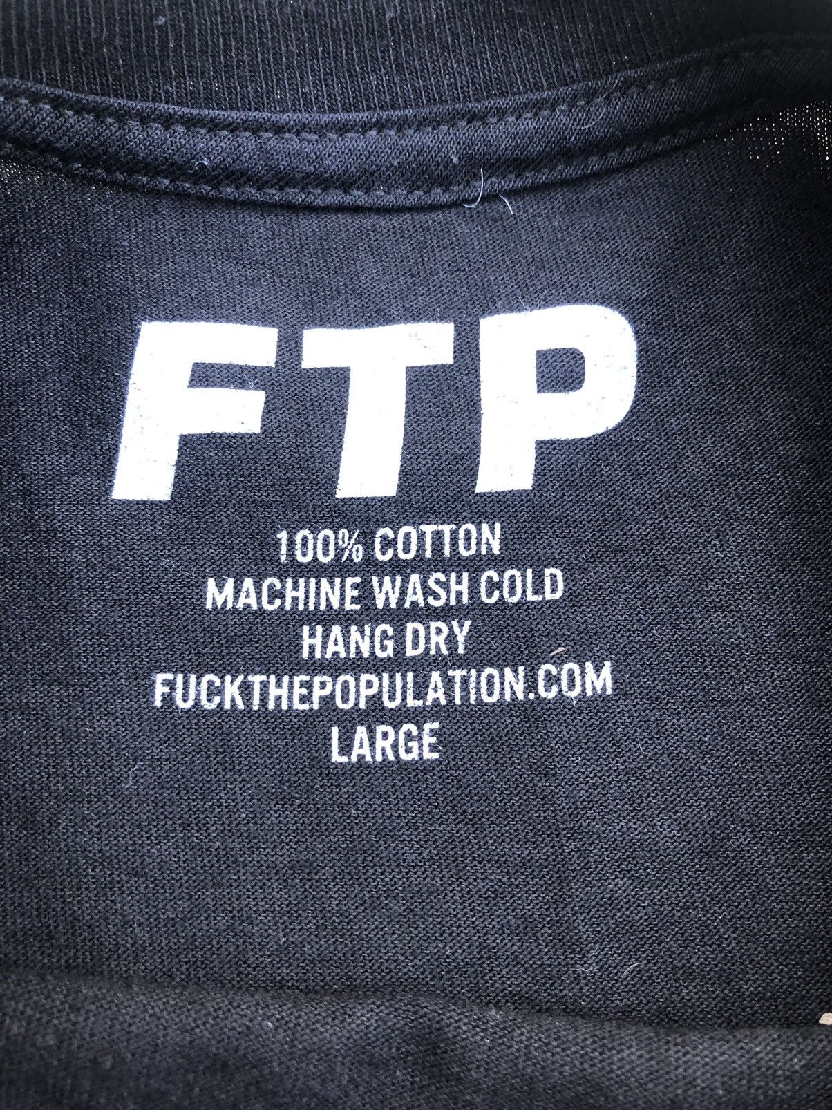 Fuck The Population × G59 Records Rare FTP Today logo tee Size US L / EU 52-54 / 3 - 4 Thumbnail