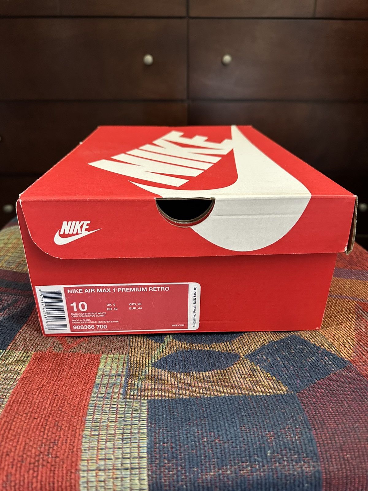 Nike Nike Air Max 1 Premium Retro Brown Curry Dark Curry Size US 10 / EU 43 - 11 Thumbnail