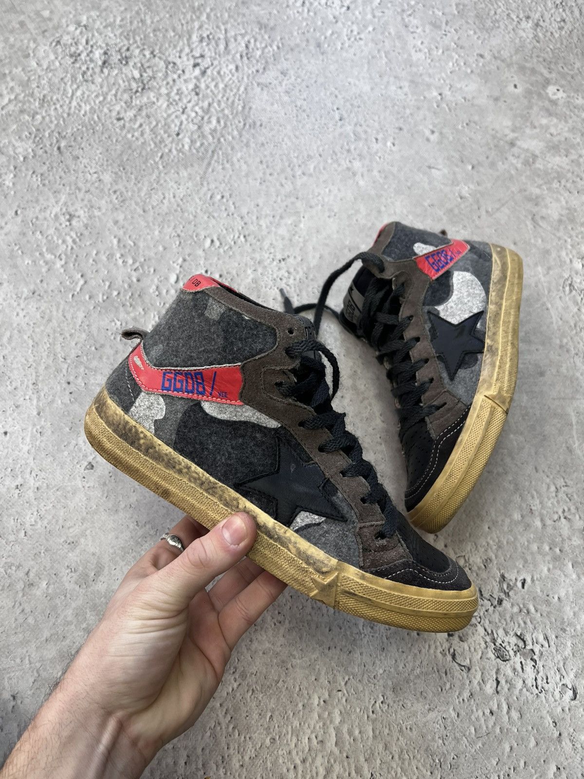Golden Goose × Vintage SaleVintage Golden Goose Slide Distressed Sneakers Size US 6 / IT 36 - 13 Thumbnail
