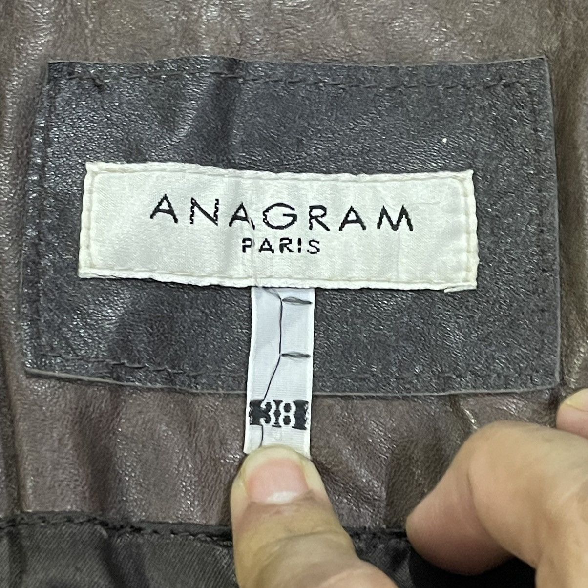 Other Vintage Anagram Paris Leather Long Coat Sheepskin Size S / US 4 / IT 40 - 8 Thumbnail