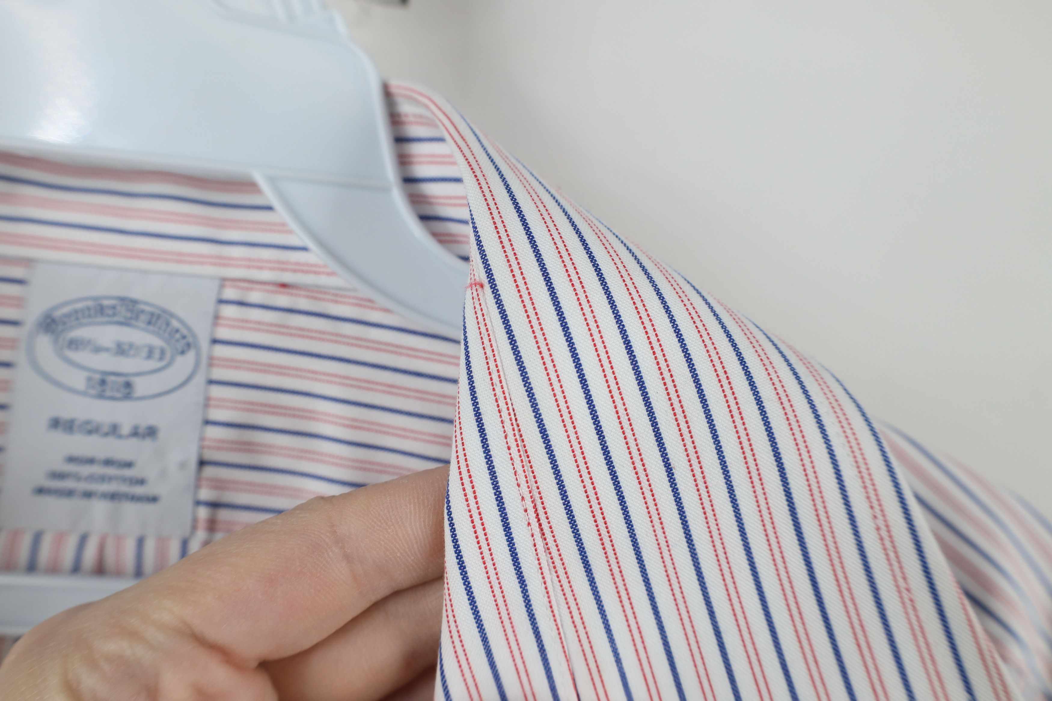 Brooks Brothers × Vintage Vintage Brooks Brothers Non Iron Collared Button Shirt Size US M / EU 48-50 / 2 - 7 Thumbnail