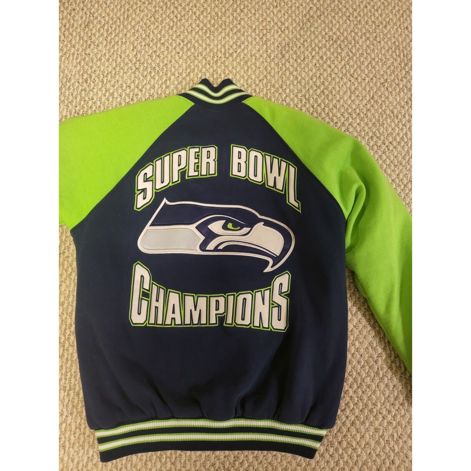 NFL Seattle Seahawks varsity style jacket NFL Superbowl Size US M / EU 48-50 / 2 - 1 Thumbnail