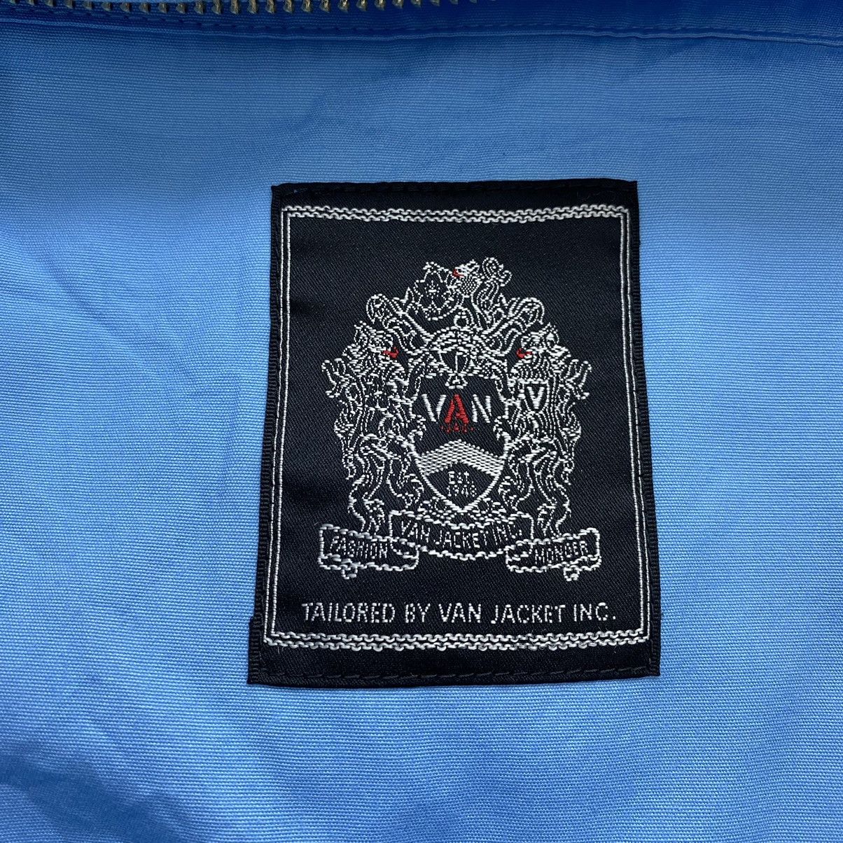 I.N.C Vintage VAN JAC Inc Brand Print Blue Bomber Jacket Size US S / EU 44-46 / 1 - 5 Thumbnail