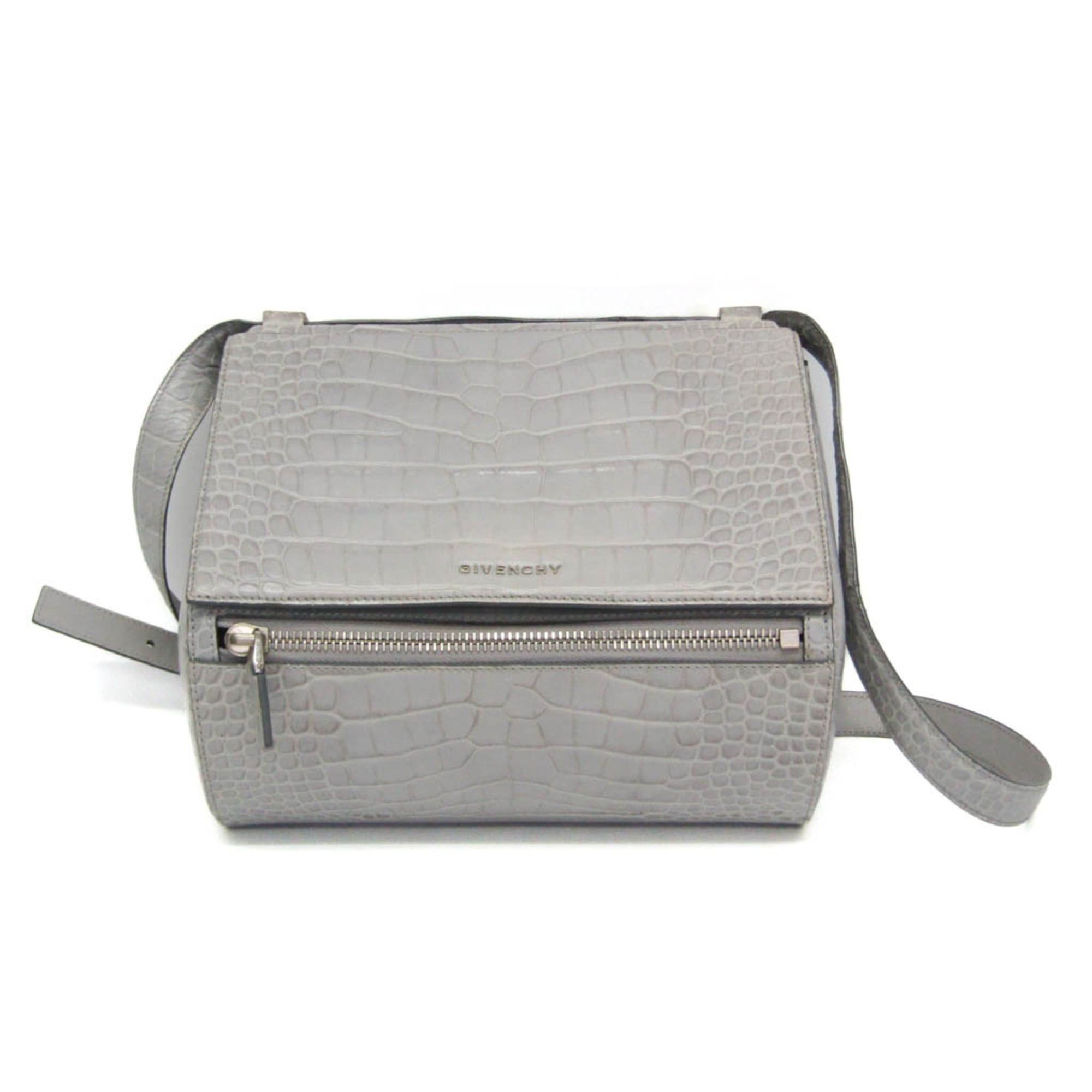 Givenchy Givenchy Pandora Box Medium Women's Leather Shoulder Bag Gray Size ONE SIZE - 1 Thumbnail