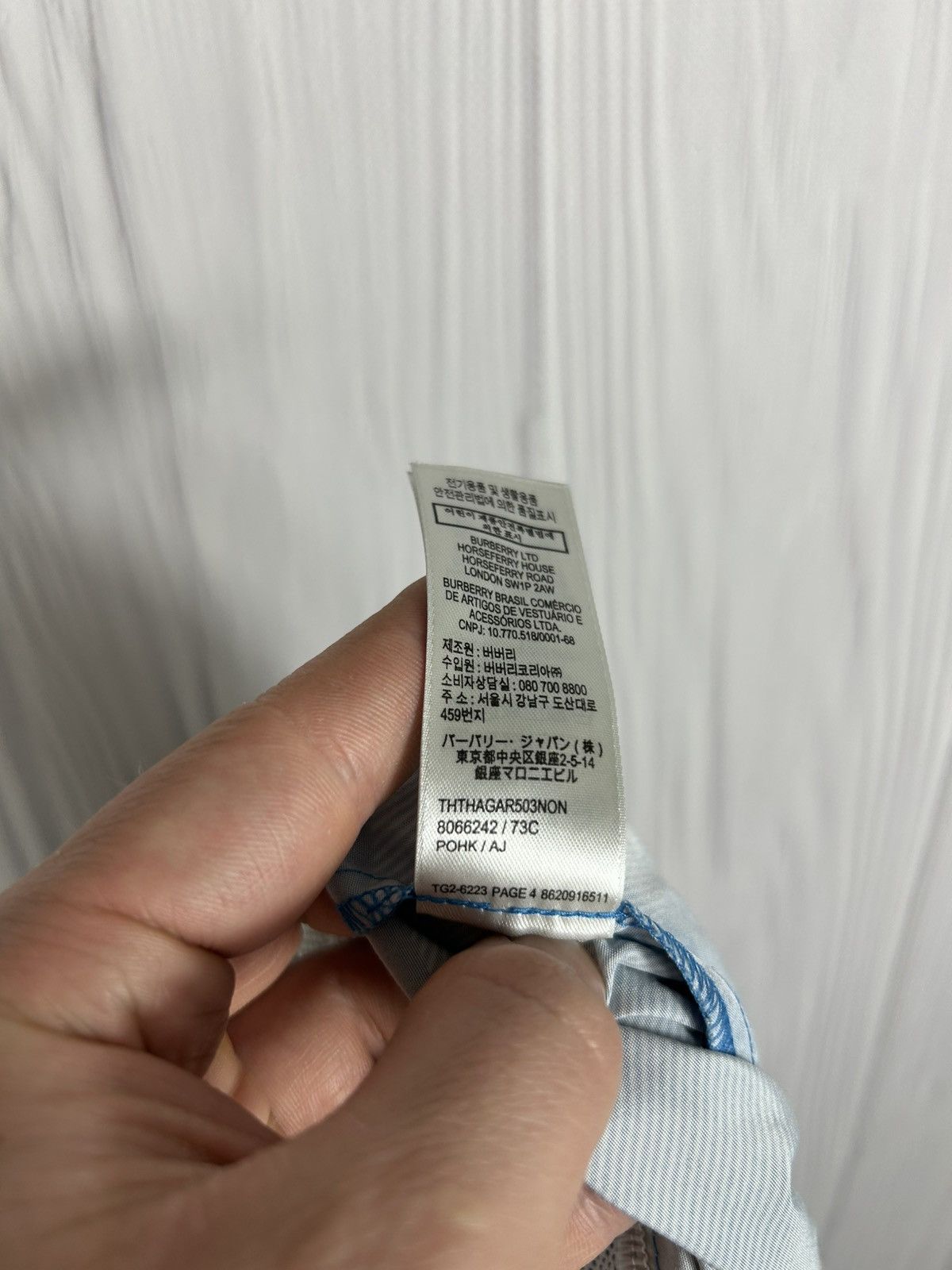 Burberry Burberry Blue Exaggereted Check Pattern Swim Shorts Size L Size US 34 / EU 50 - 14 Thumbnail