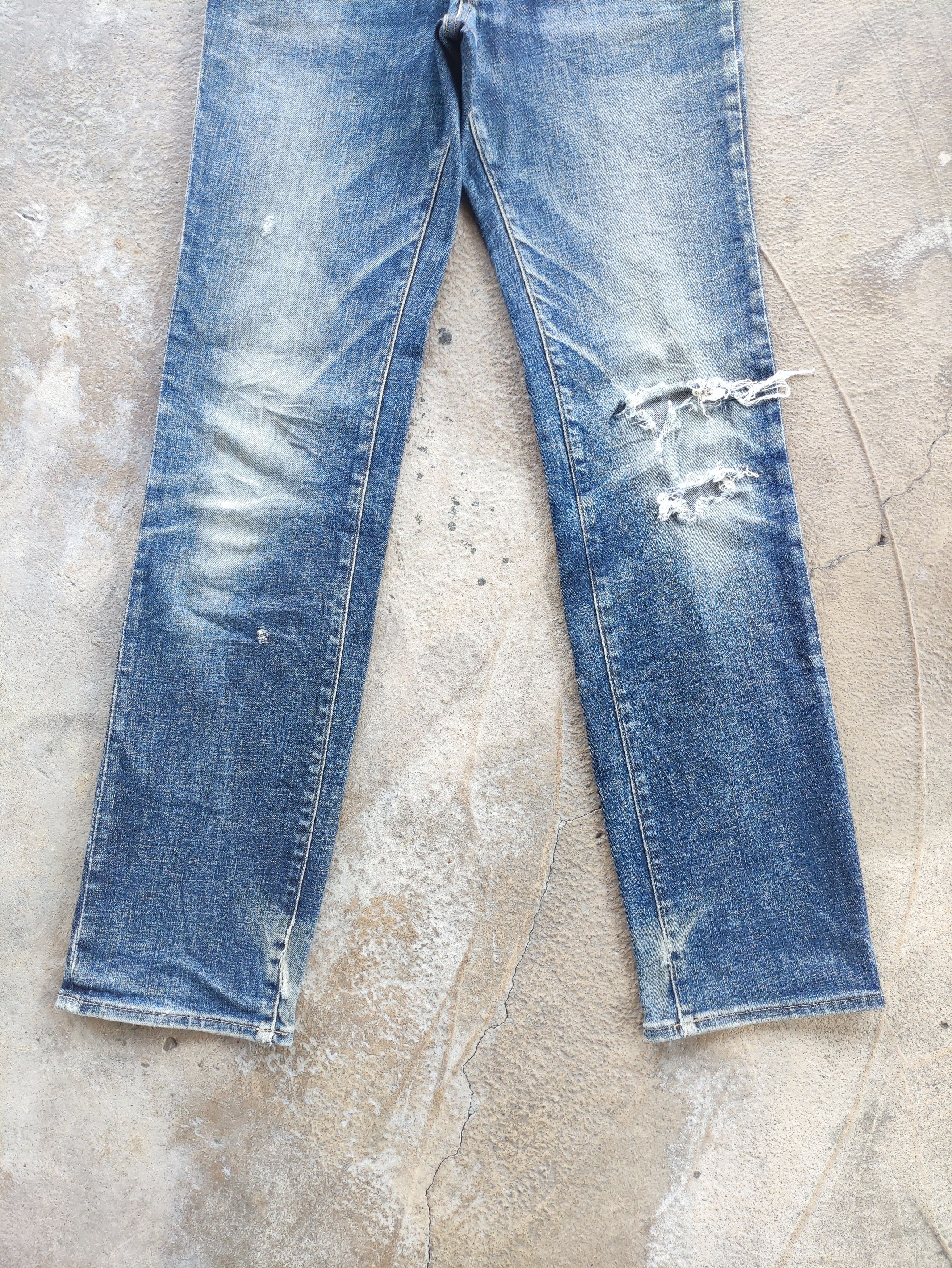Big John × Vintage Vintage Big John Japan Jeans Distressed Faded Denim Pants Size US 27 - 4 Thumbnail