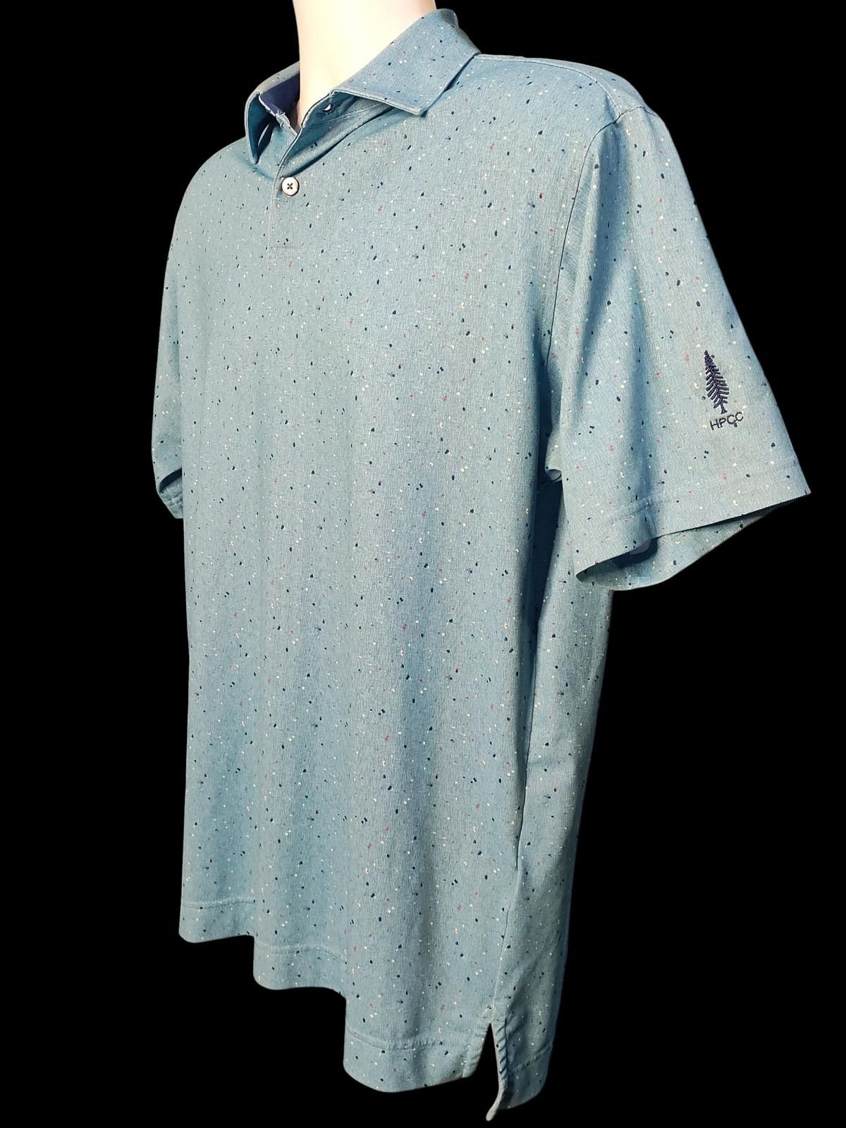 Footjoy FootJoy Men's Performance Golf Polo Shirt Light Blue Size US M / EU 48-50 / 2 - 5 Thumbnail