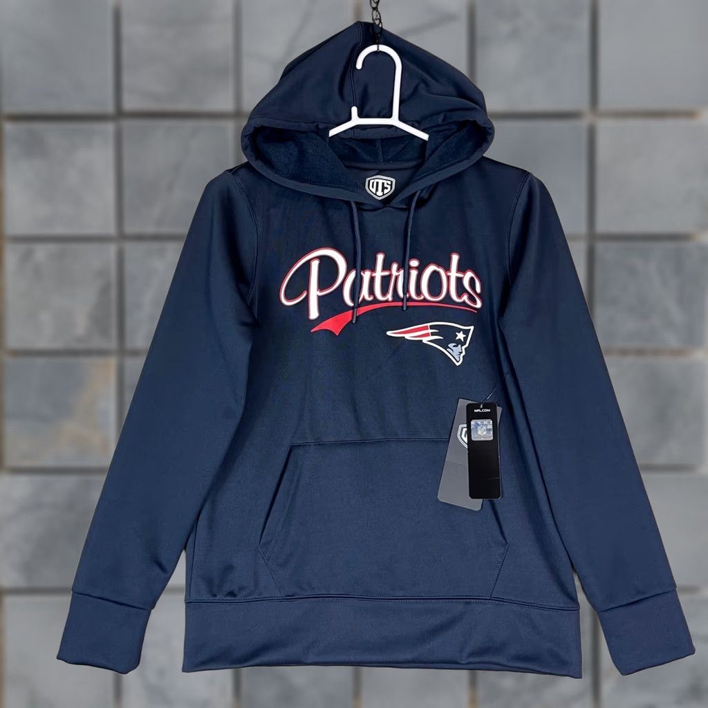 Vintage VINTAGE OTS Patriots Hoodie Pullover Navy S Women Size S / US 4 / IT 40 - 1 Thumbnail