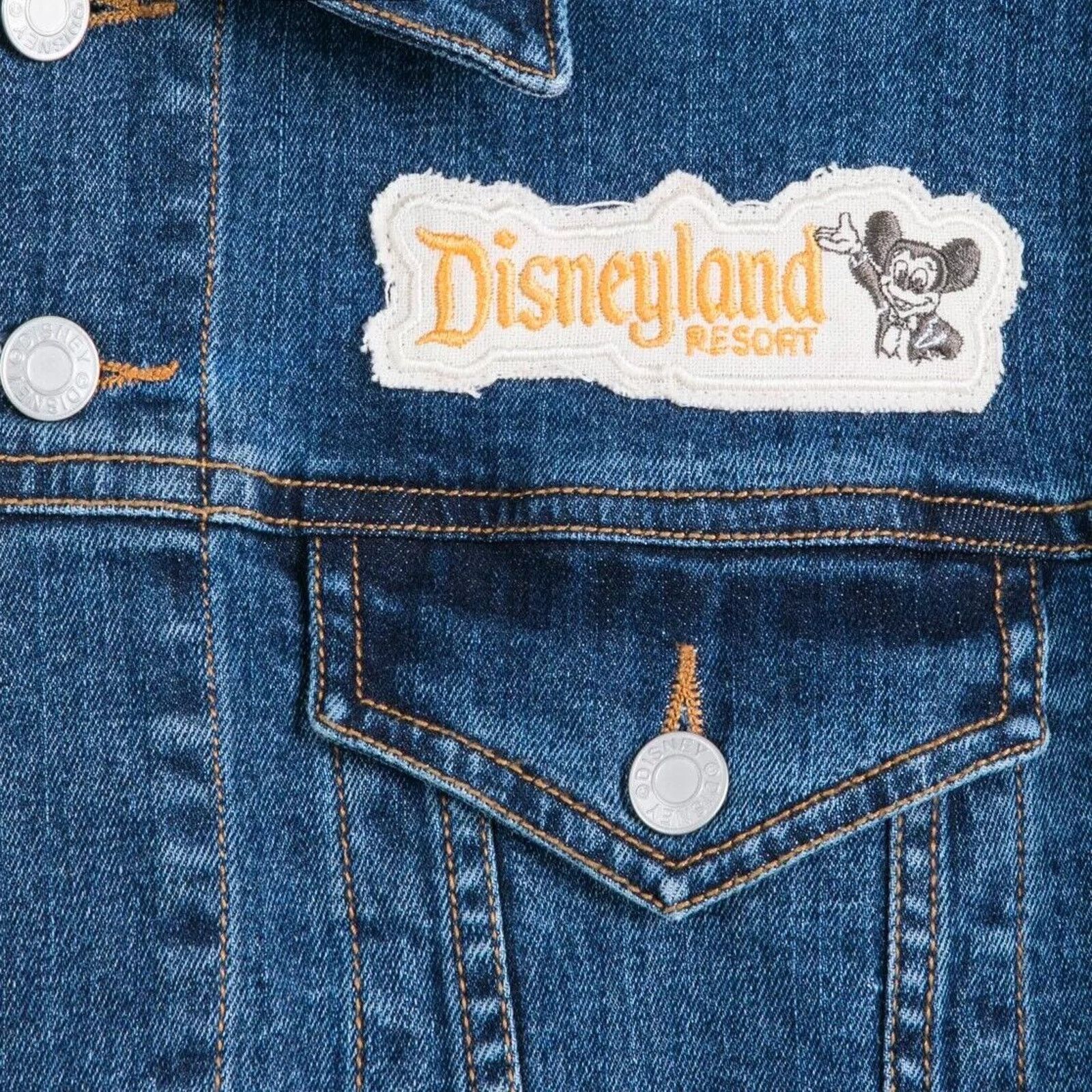 Disney Disney Mickey Denim Jean Jacket with Embroidered Patch Size US S / EU 44-46 / 1 - 4 Thumbnail