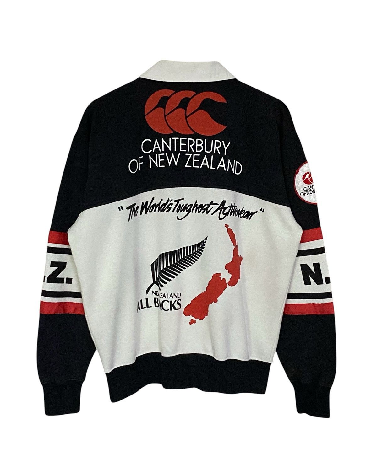Canterbury of New Zealand Vintage Canterbury Of New Zealand “NZ RUGBY” Polo Sweatshirt Size US M / EU 48-50 / 2 - 3 Thumbnail