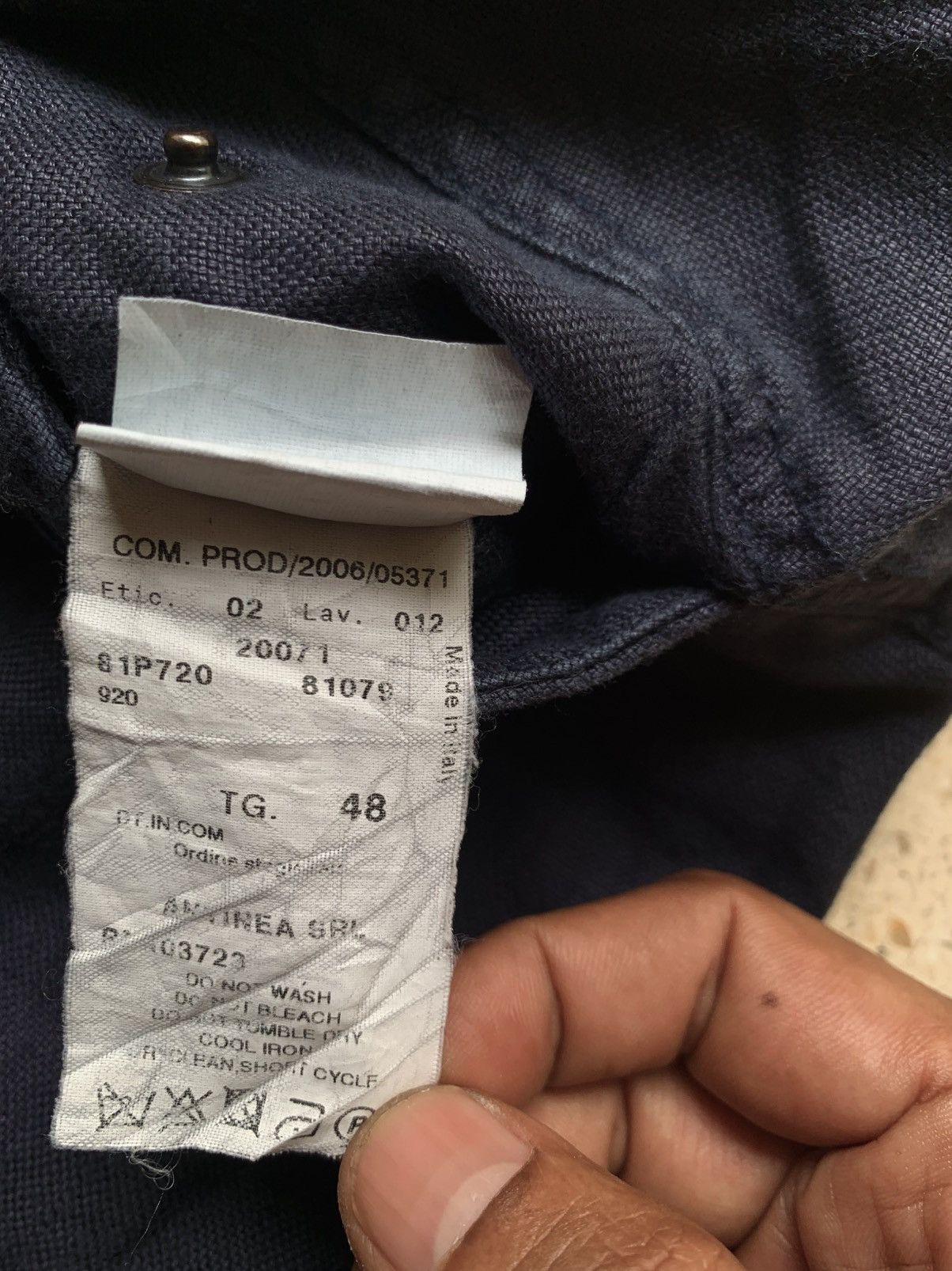 Emporio Armani Vintage Emporio Armani Antinea SRL linen pant Size US 30 / EU 46 - 10 Thumbnail