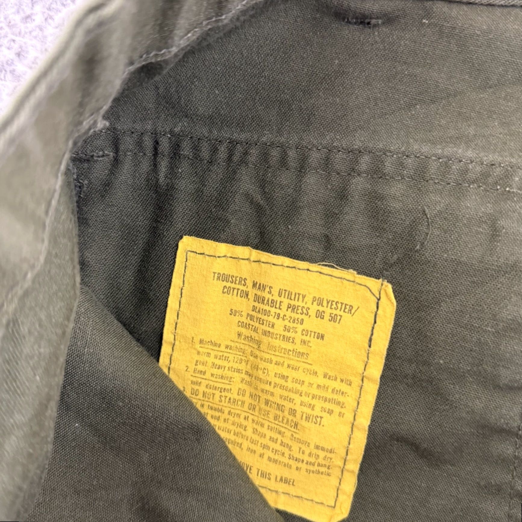 Vintage VINTAGE US Army OG-507 Fatigue Pants Adult 28x29 Green Military Utility Trousers Size US 28 / EU 44 - 6 Thumbnail