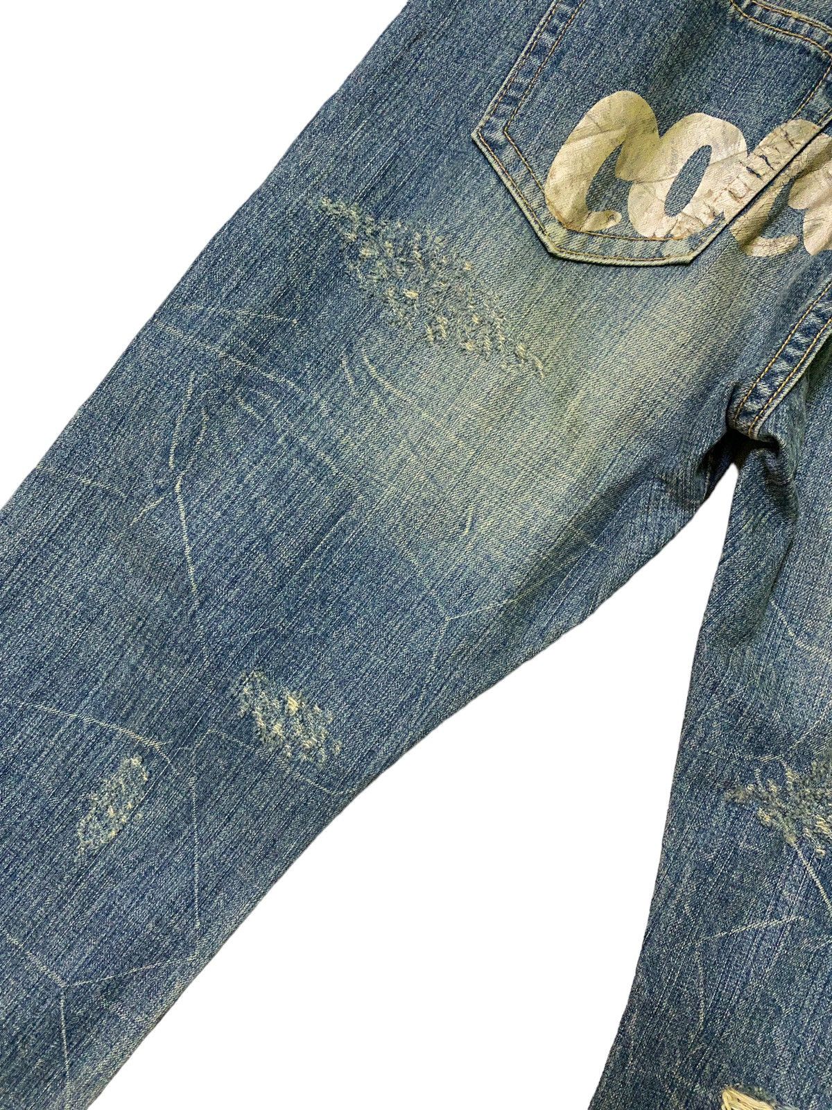 Japanese Brand × Vintage Vintage COCOLULU Big Logo Distressed Acid Wash Denim Size US 32 / EU 48 - 14 Thumbnail