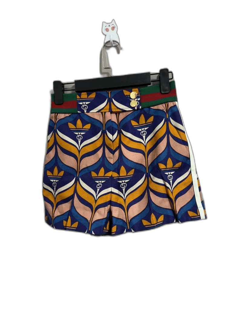 Gucci Gucci x Adidas Short Pants with Floral Design Size 38" / US 16 / IT 52 - 1 Thumbnail
