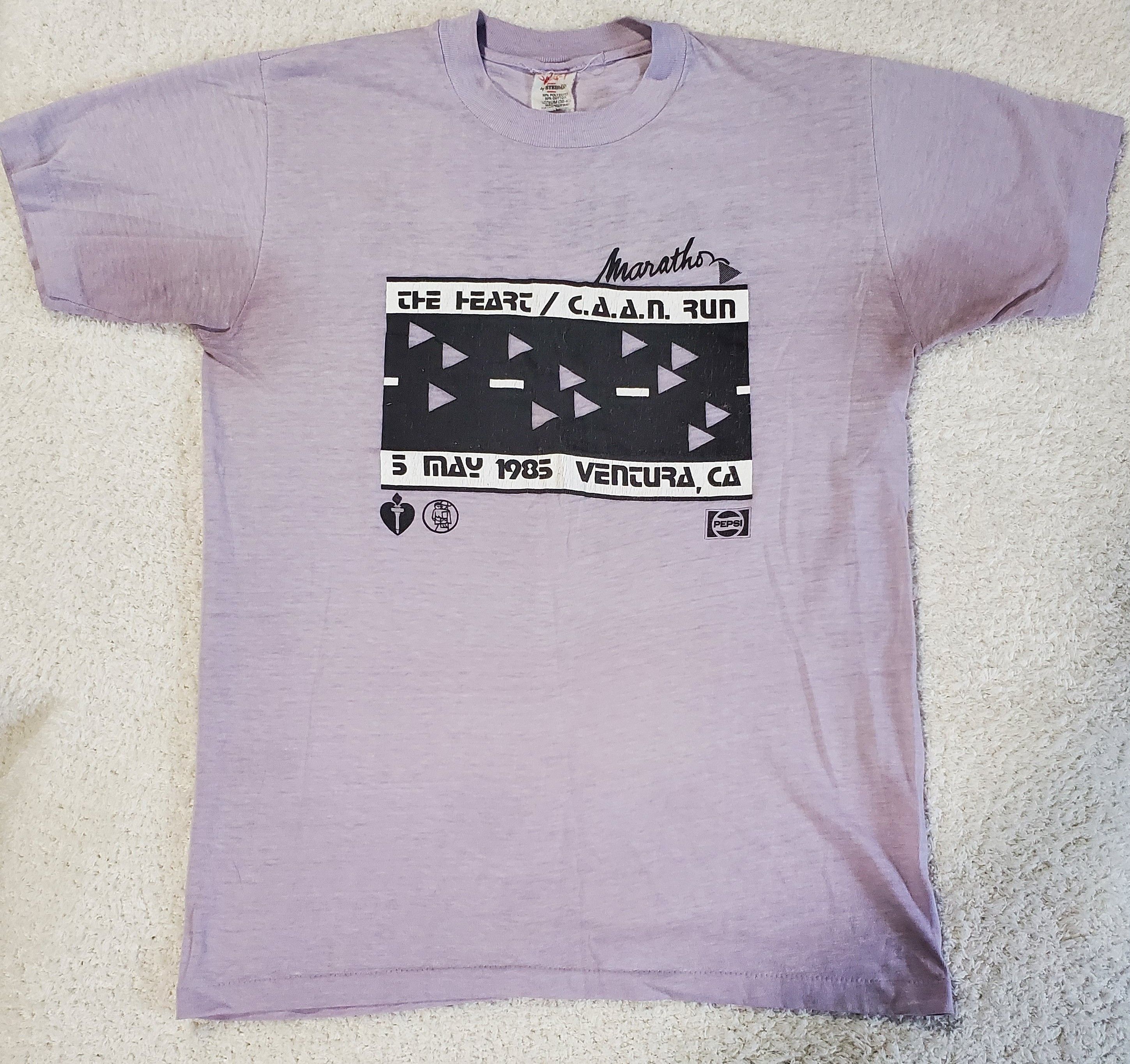Vintage Vintage jaws 4 marathon 1985 the heart caan run ventura ca Size US M / EU 48-50 / 2 - 2 Thumbnail