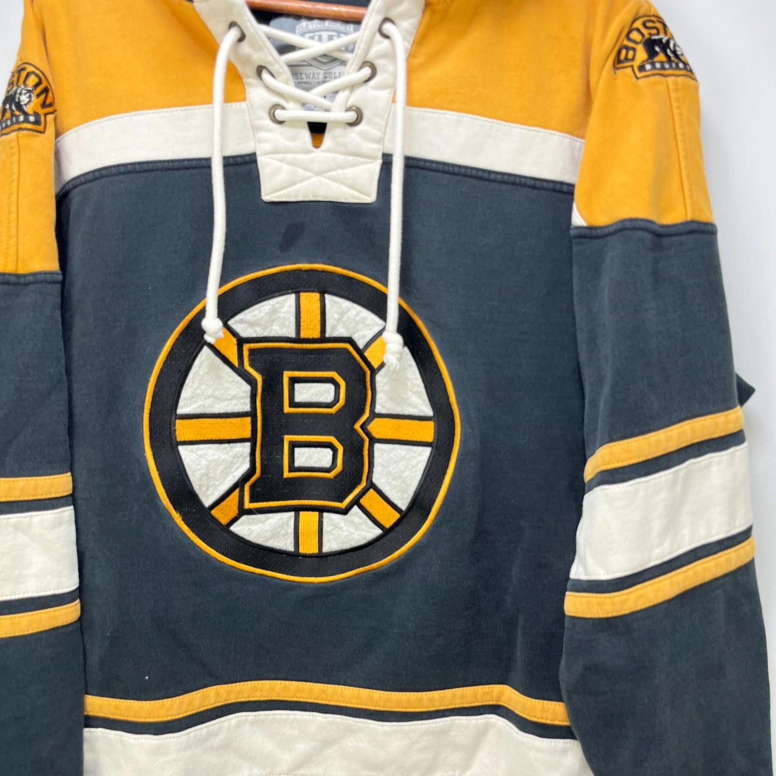 Designer Vintage Boston Bruins All Time Hockey Jersey Hoodie Large Size ONE SIZE - 2 Thumbnail