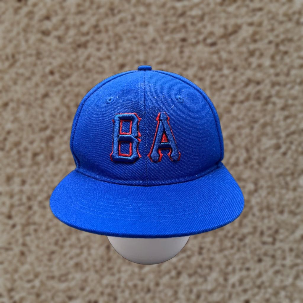 Logo 7 BA Logo Hat Cap Snap Back Adult One Size Blue Cotton Polyester Hat Cap Snapback Adults One Size Blue Logo Sports Mens Size ONE SIZE - 1 Thumbnail