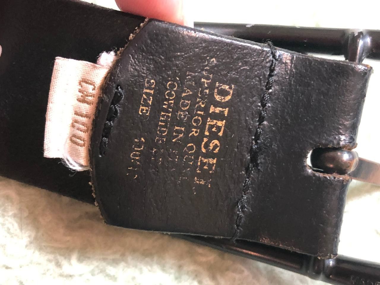 Diesel Belt Diesel logo Vintage Streetwear Y2K Size ONE SIZE - 6 Thumbnail