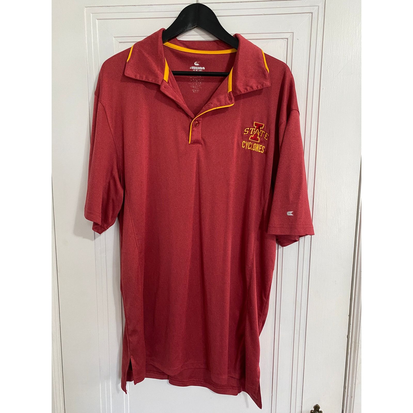 Colosseum Athletics Iowa State Cyclones Golf Polo Men's Size XLT Size US XL / EU 56 / 4 - 1 Thumbnail