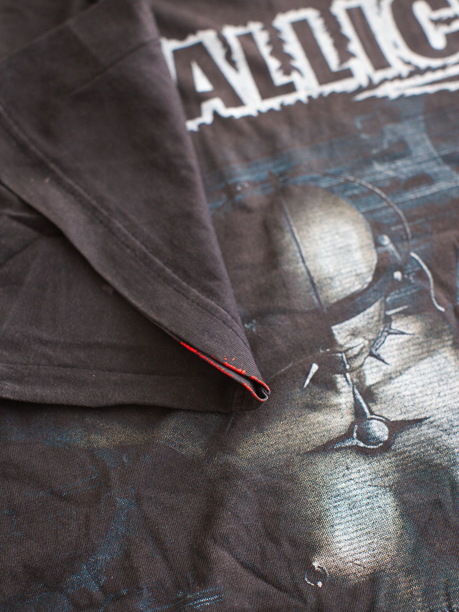 Vintage Vintage 90s / 00s Metallica Cyberpunk Bootleg T-Shirt Size US L / EU 52-54 / 3 - 6 Thumbnail