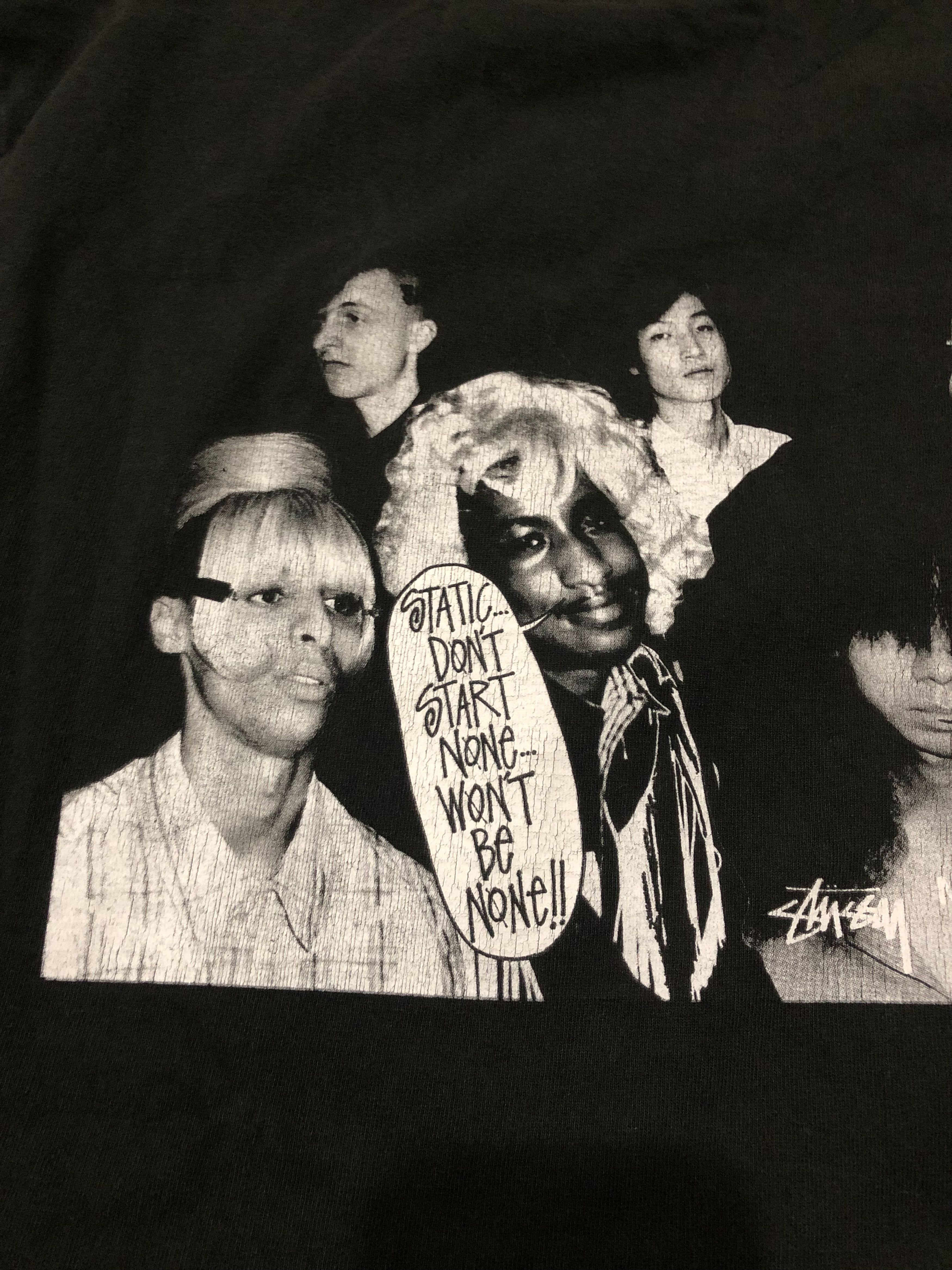 Hypebeast Rare Streetwear Stussy x Martine Rose Men Black Tee Size US L / EU 52-54 / 3 - 3 Thumbnail