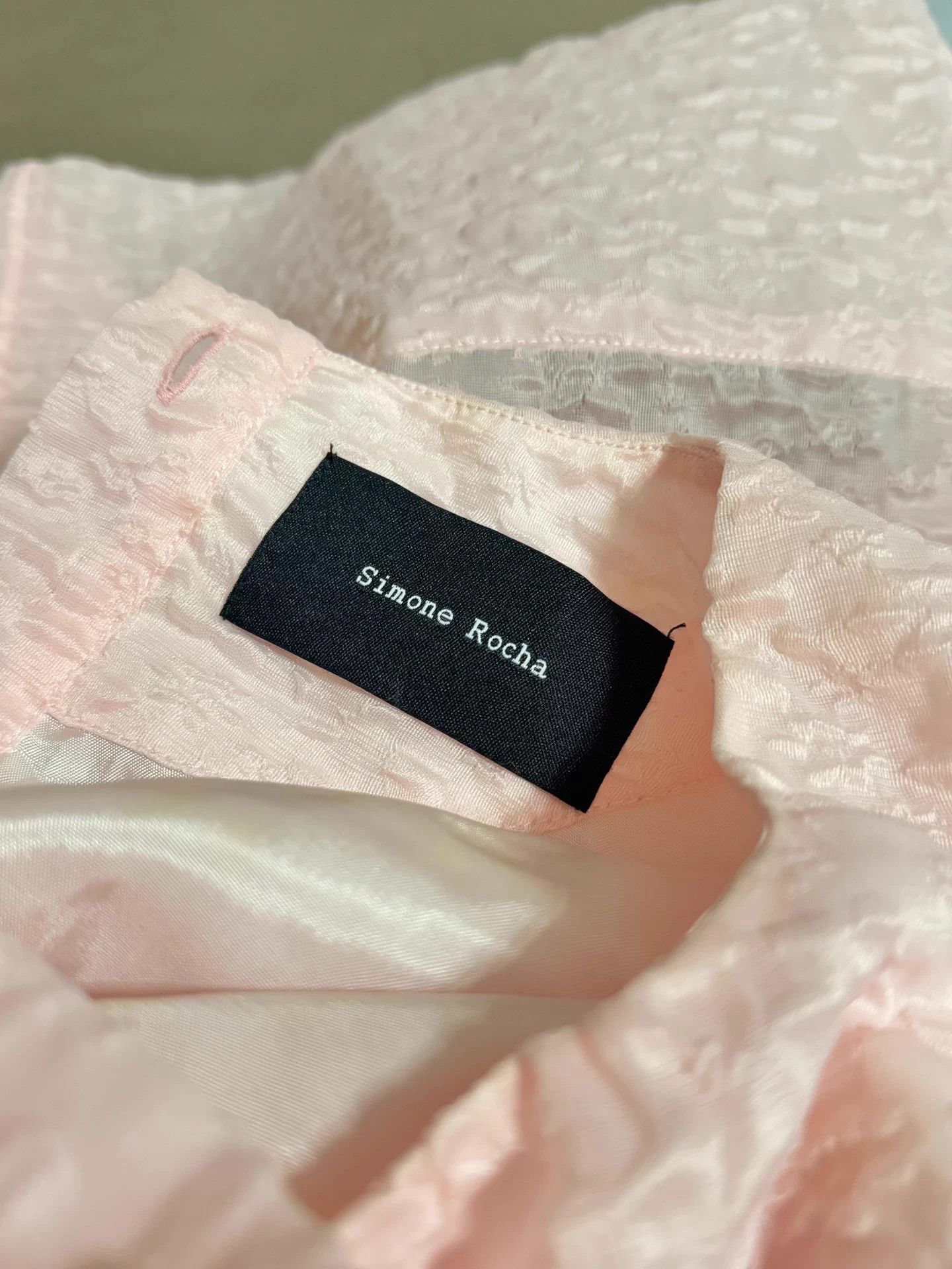 Simone Rocha Simone Rocha Sakura Pink Puff Sleeve M/L Oversized Dress Size XS / US 0-2 / IT 36-38 - 5 Thumbnail