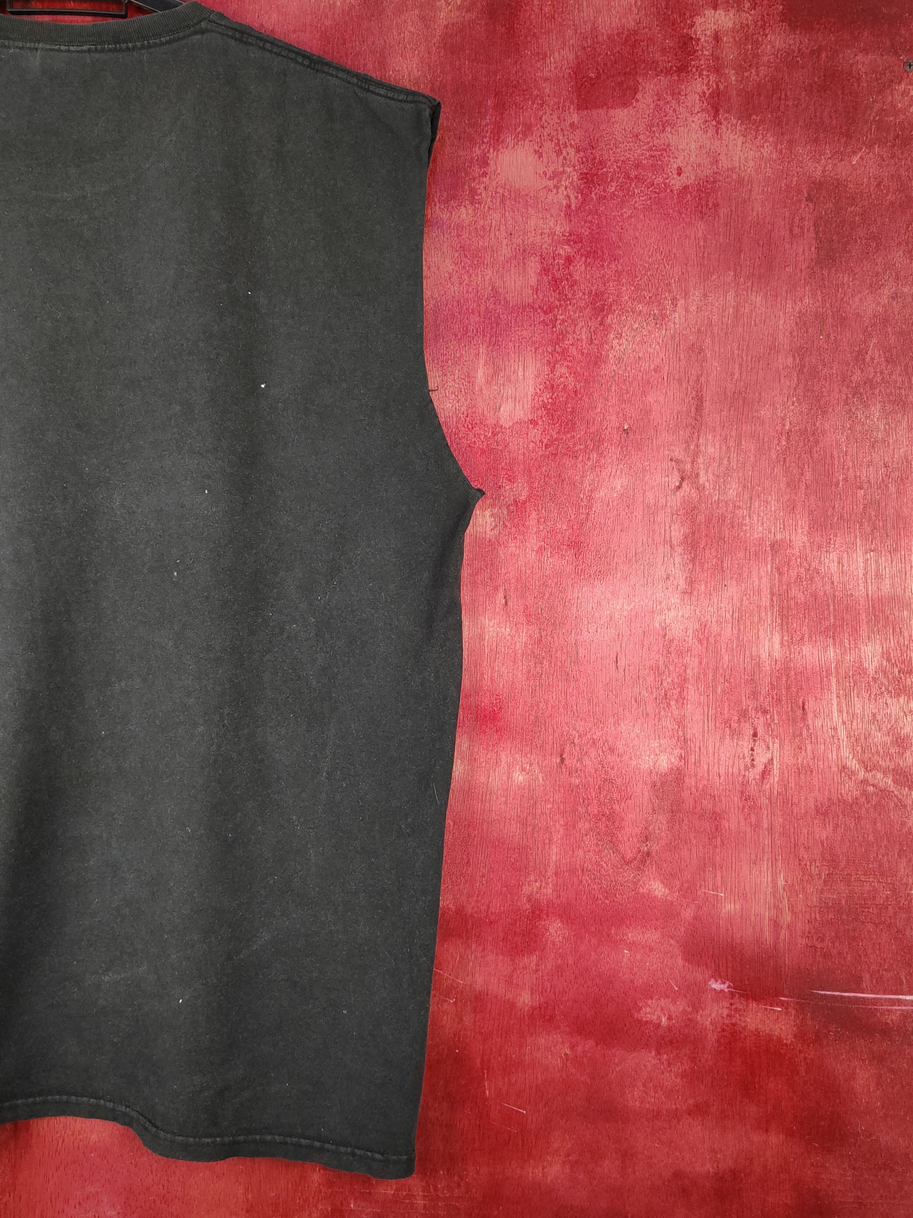 Stussy Stussy Black Faded Sleeveless vintage worn tee #S2045 Size US XL / EU 56 / 4 - 10 Thumbnail