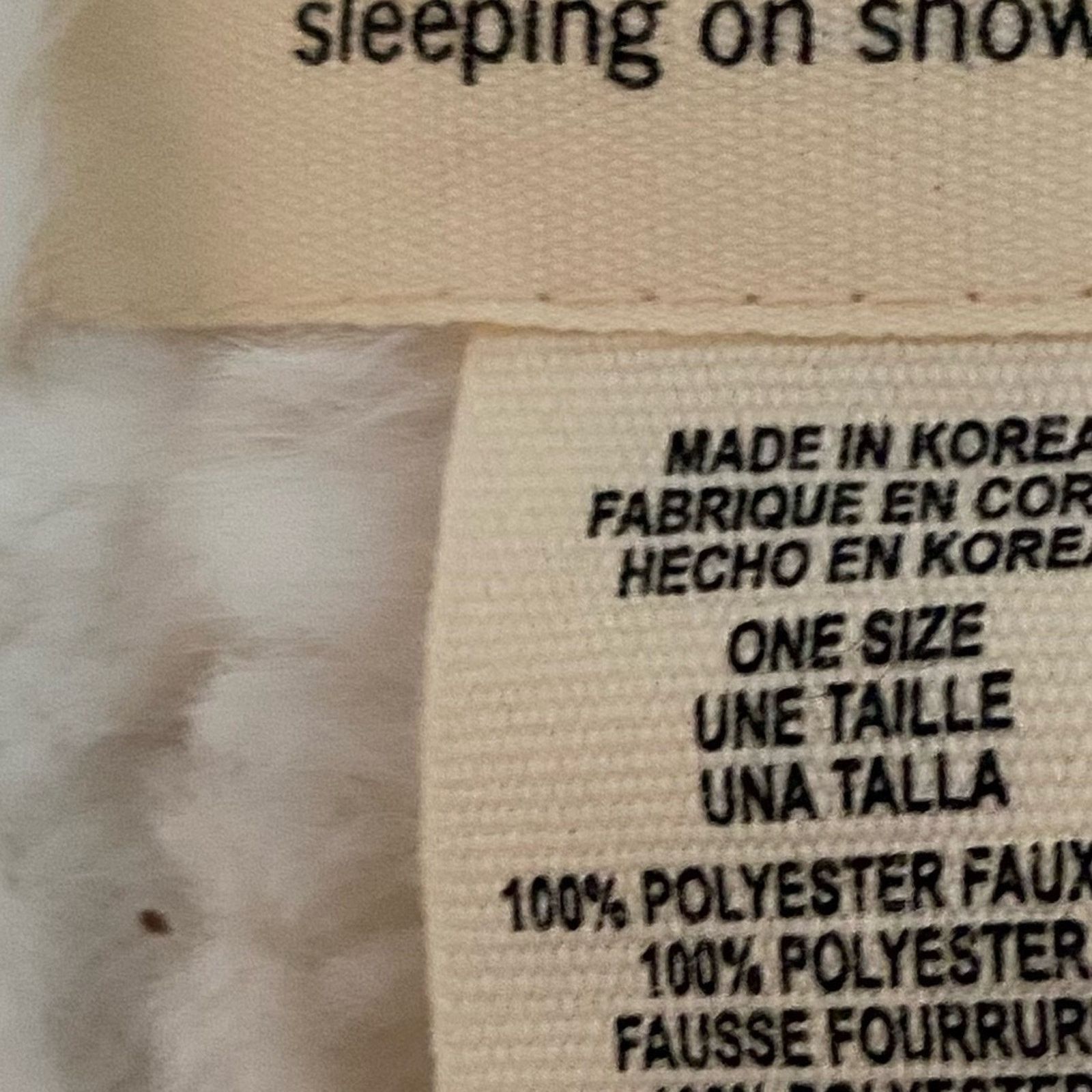 Talbots Luxurious White Faux Fur Scarf Size ONE SIZE - 7 Thumbnail