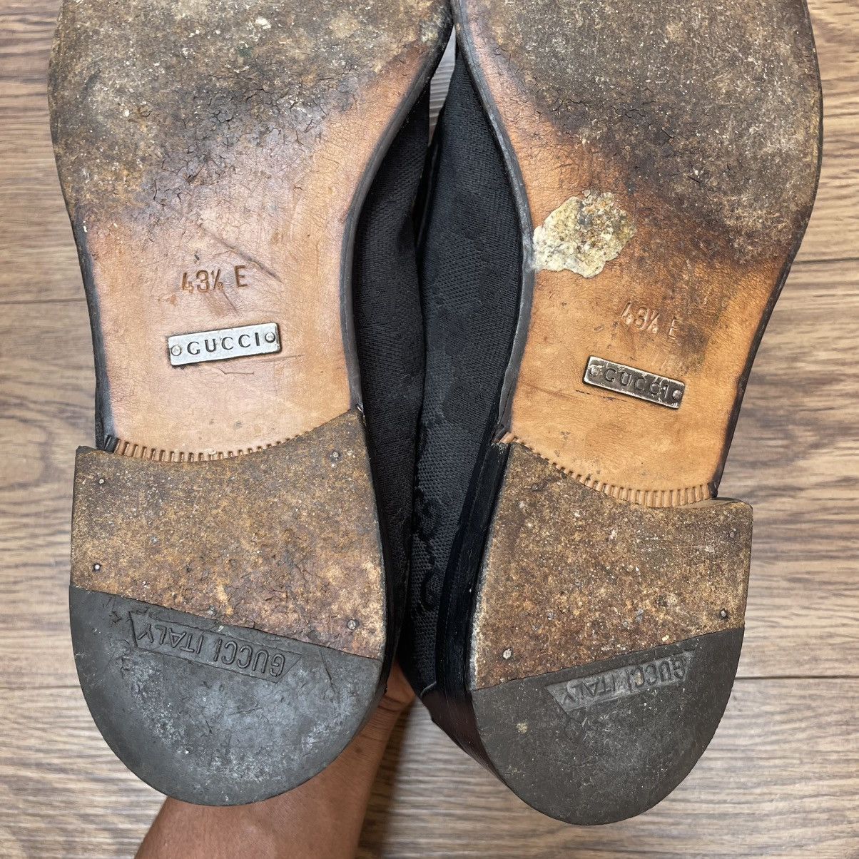 Gucci Gucci Monogram Horsebit Loafer Size US 10.5 / EU 43-44 - 14 Thumbnail