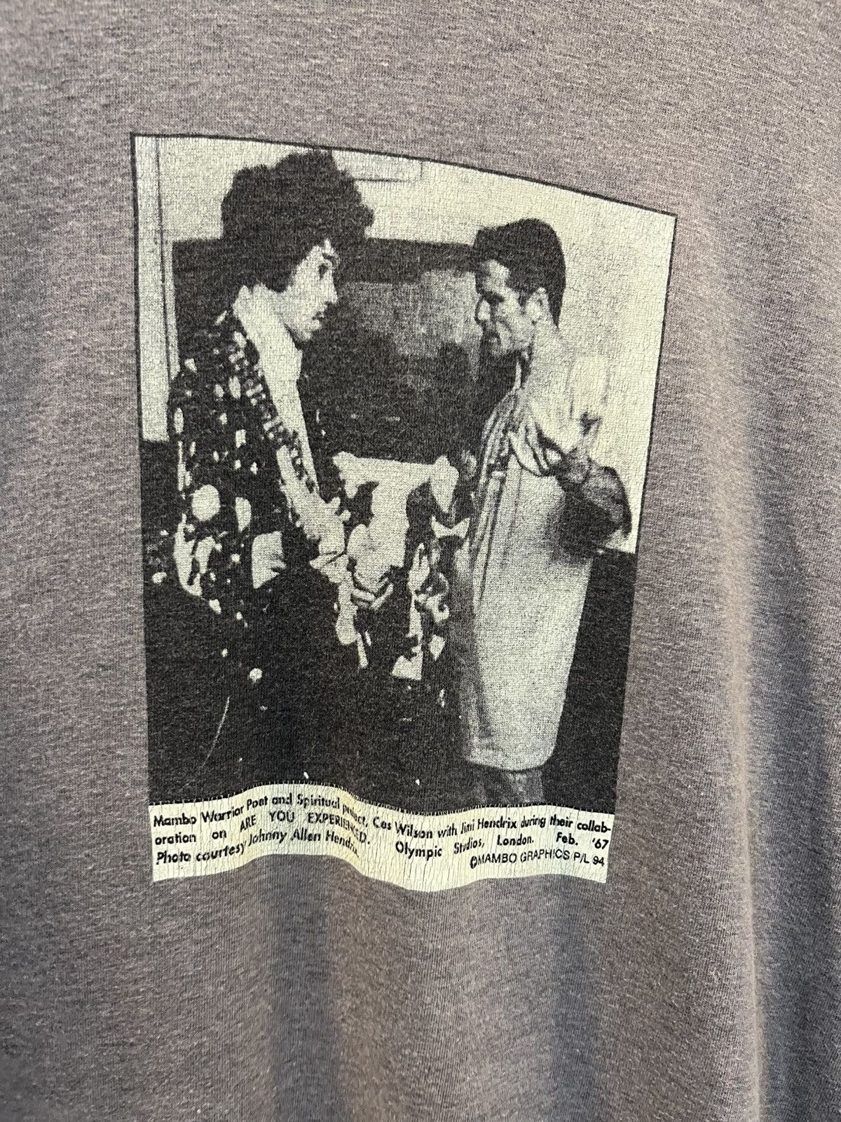 Mambo Vintage 1994 Mambo Graphic Jimi Hendrix Cos Wilson Photo Size US L / EU 52-54 / 3 - 3 Thumbnail
