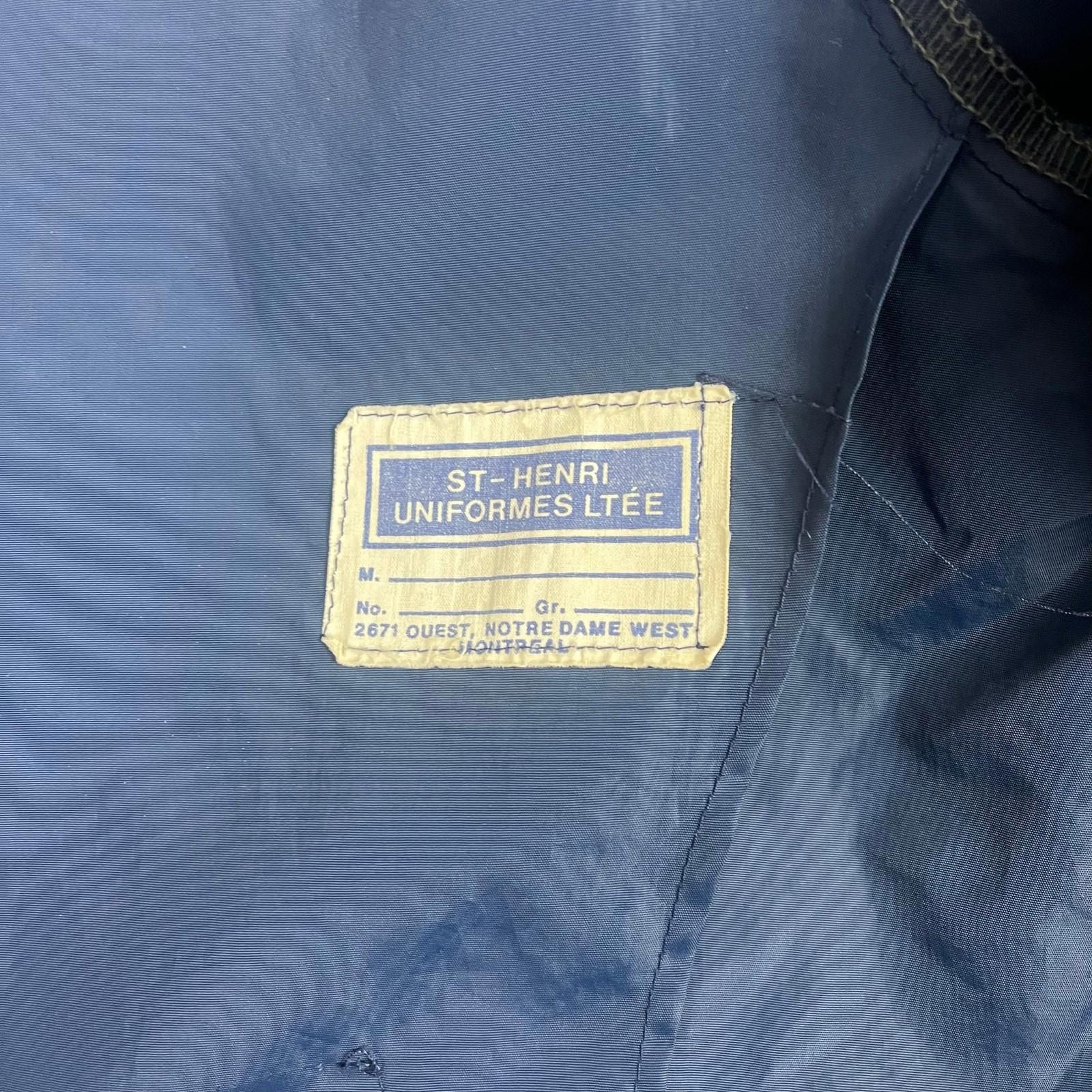 Other Blue Nylon Lightweight Work Jacket Harrington-Style M/L 80s Size US M / EU 48-50 / 2 - 3 Thumbnail